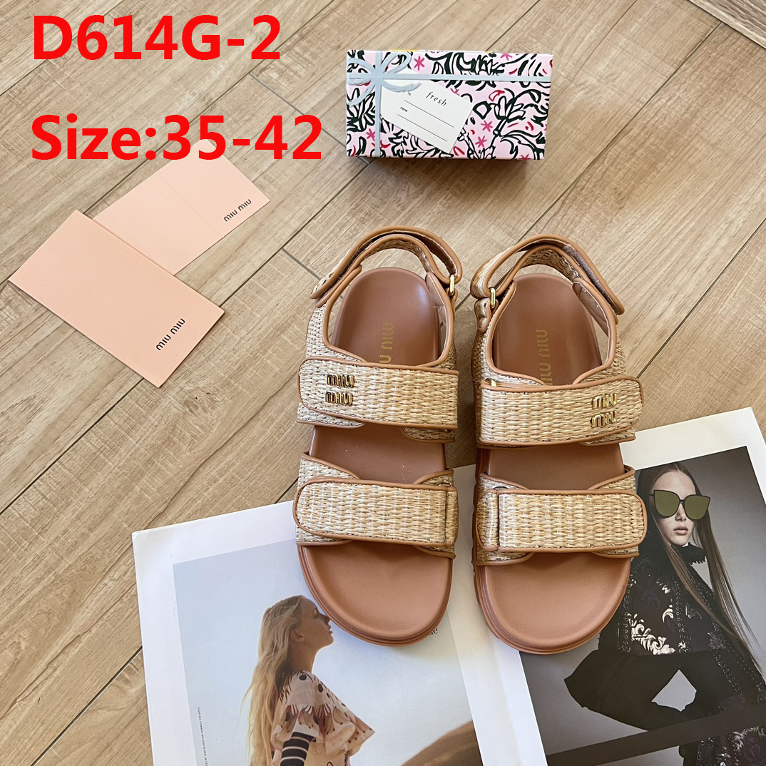 D614G MiuMiu  sandals 42$ gallery