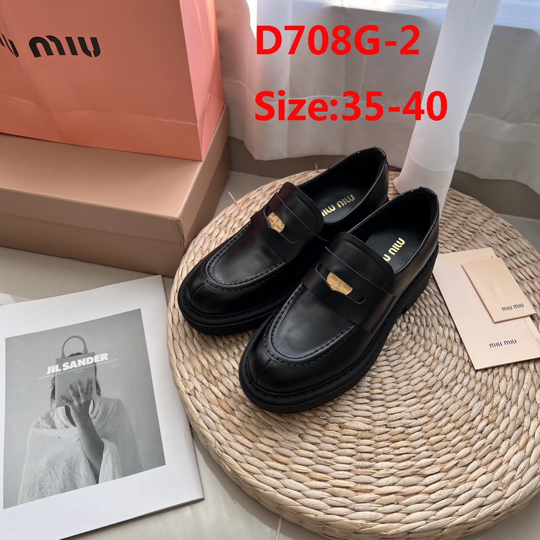 D708G Miu Miu loafers 48$ gallery