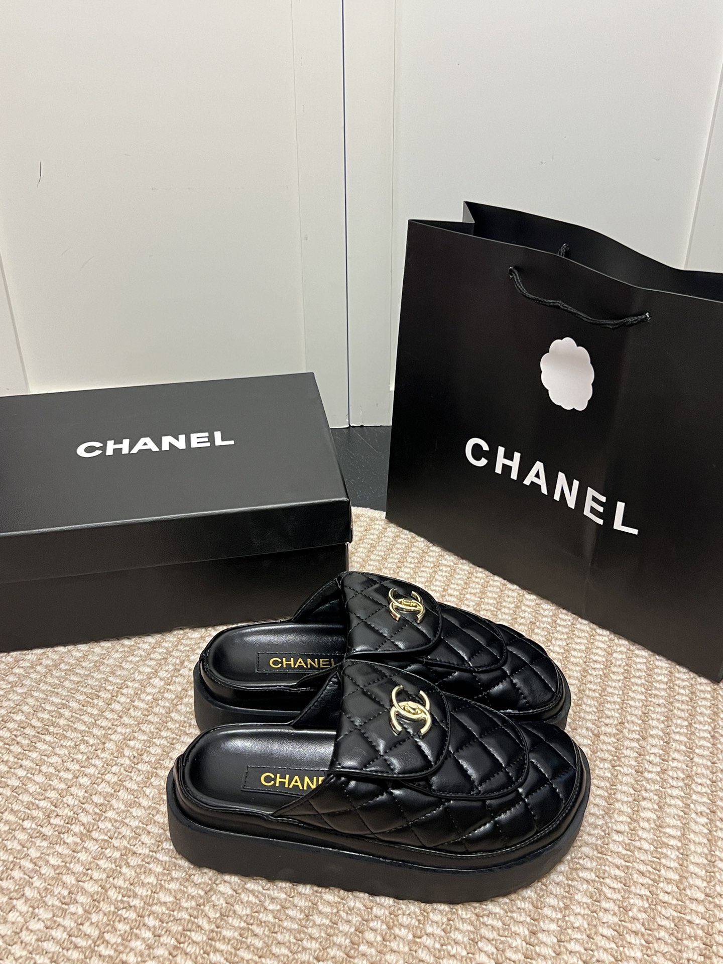 G150Z CHANEL Thick bottom slippers $46 gallery