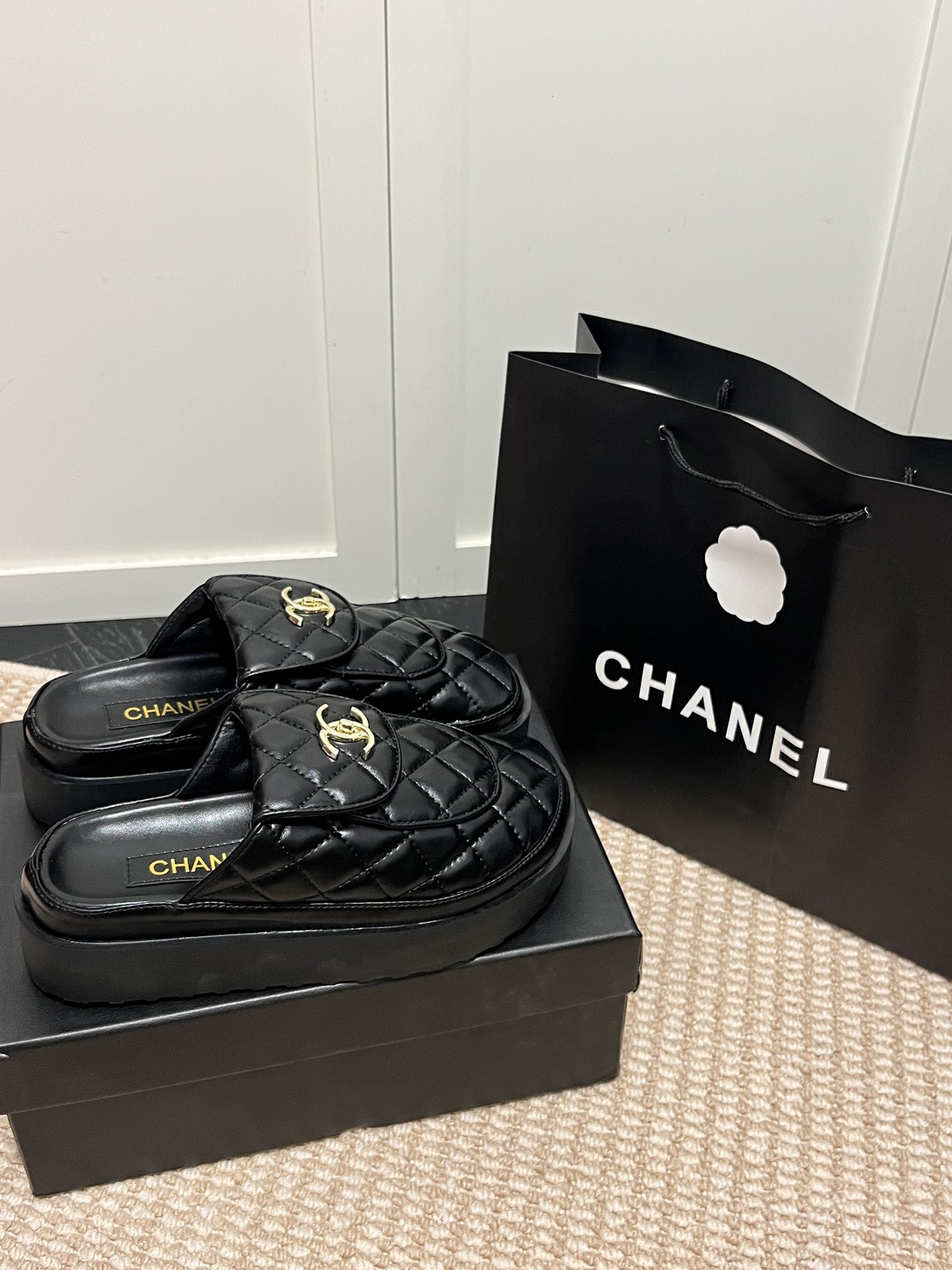 G150Z CHANEL Thick bottom slippers $46 gallery