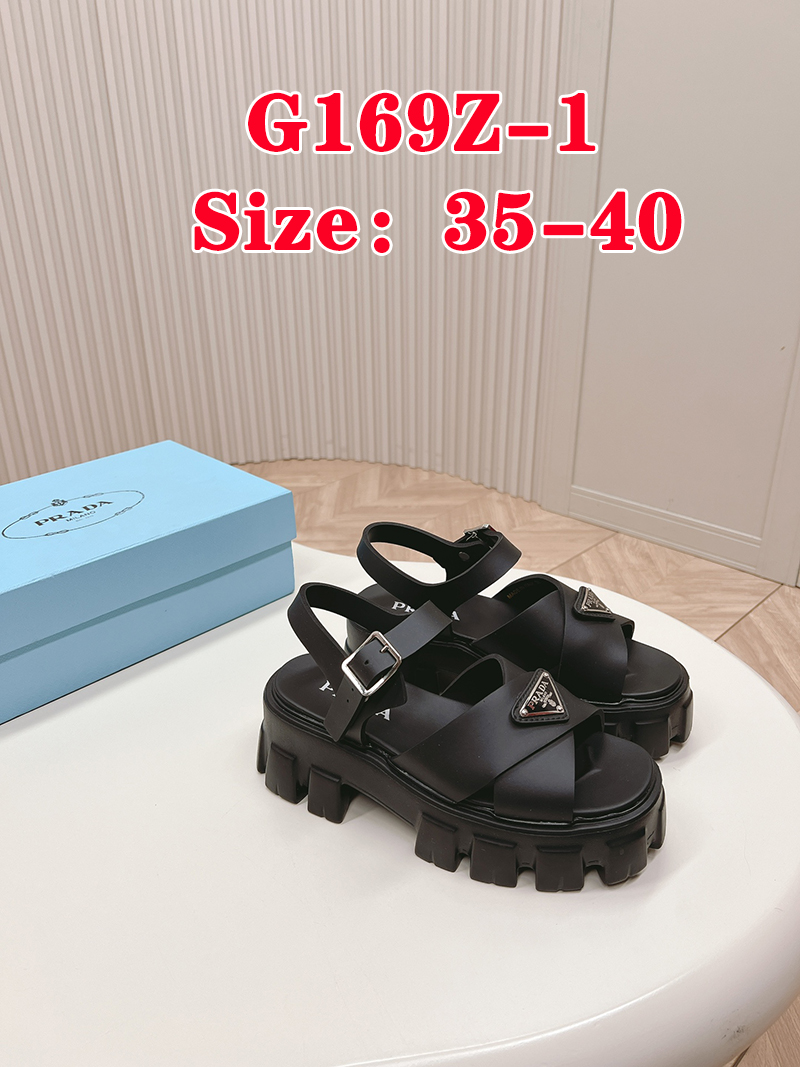G169Z Prada Sandals $46 gallery