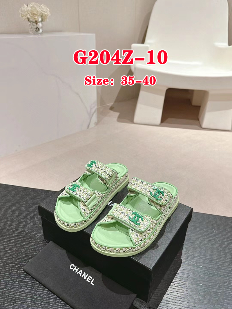 G204Z CHANEL slippers $85 gallery