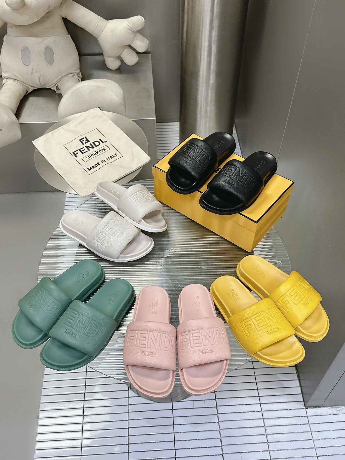 G206Z Fendi Slippers $68 gallery
