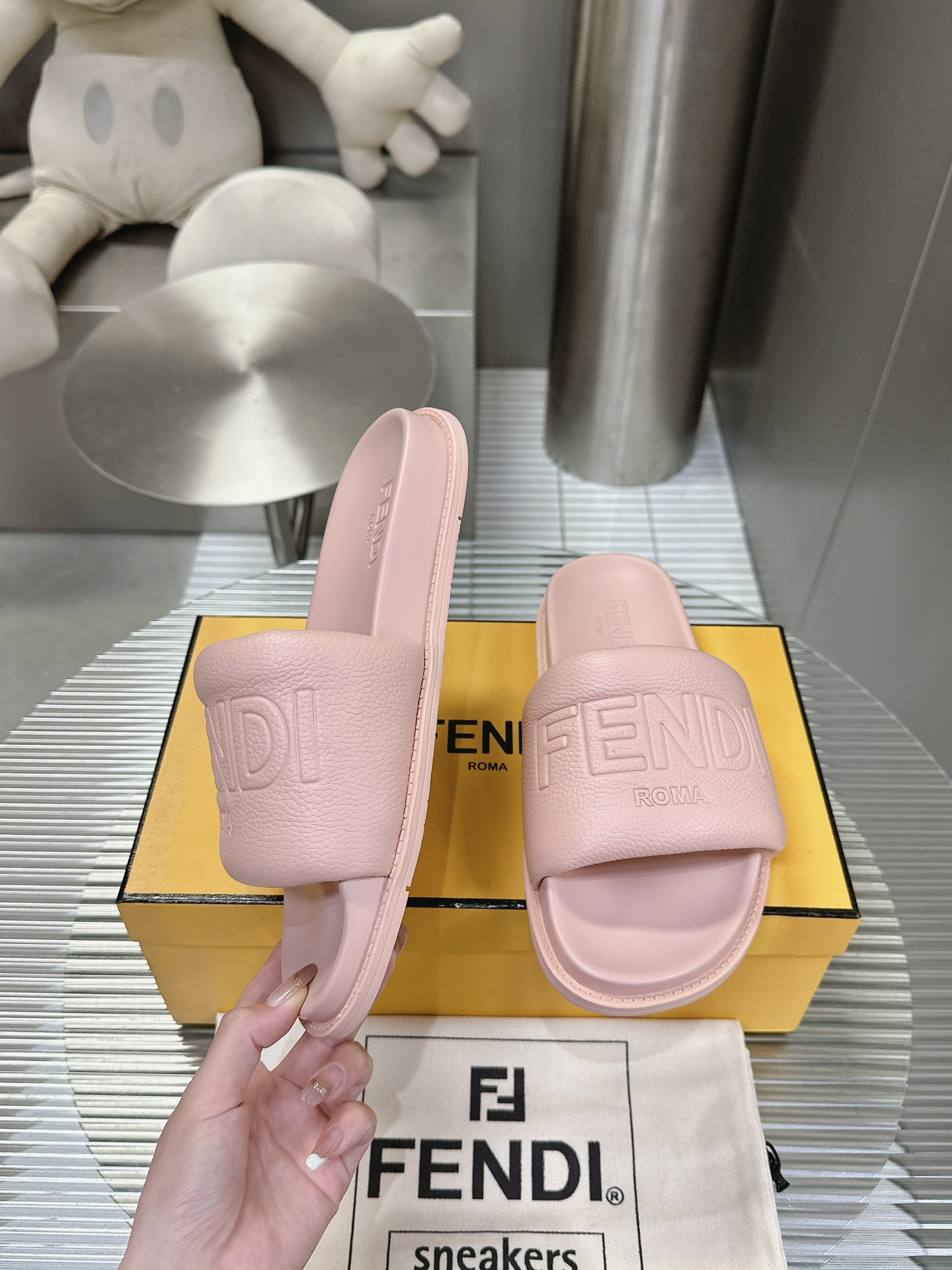 G206Z Fendi Slippers $68 gallery