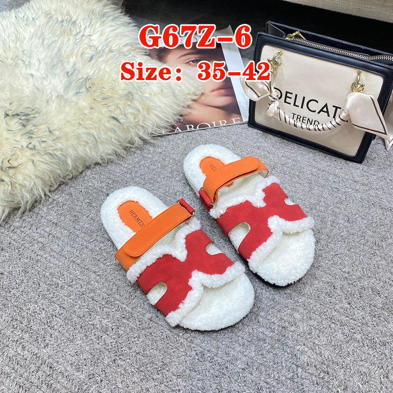 G67Z Hermes Wool slippers $38 gallery