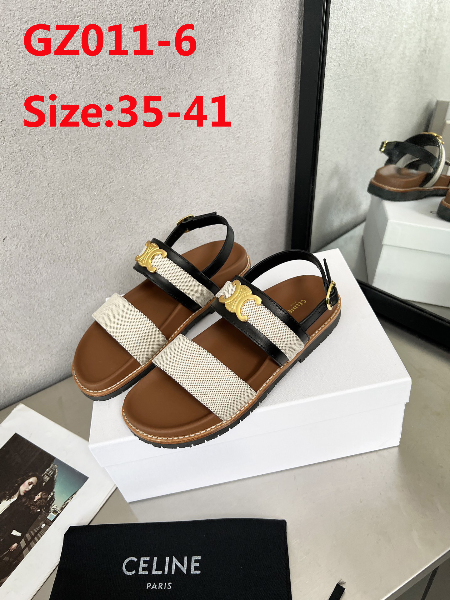 GZ011 Celine sandals 72$ gallery