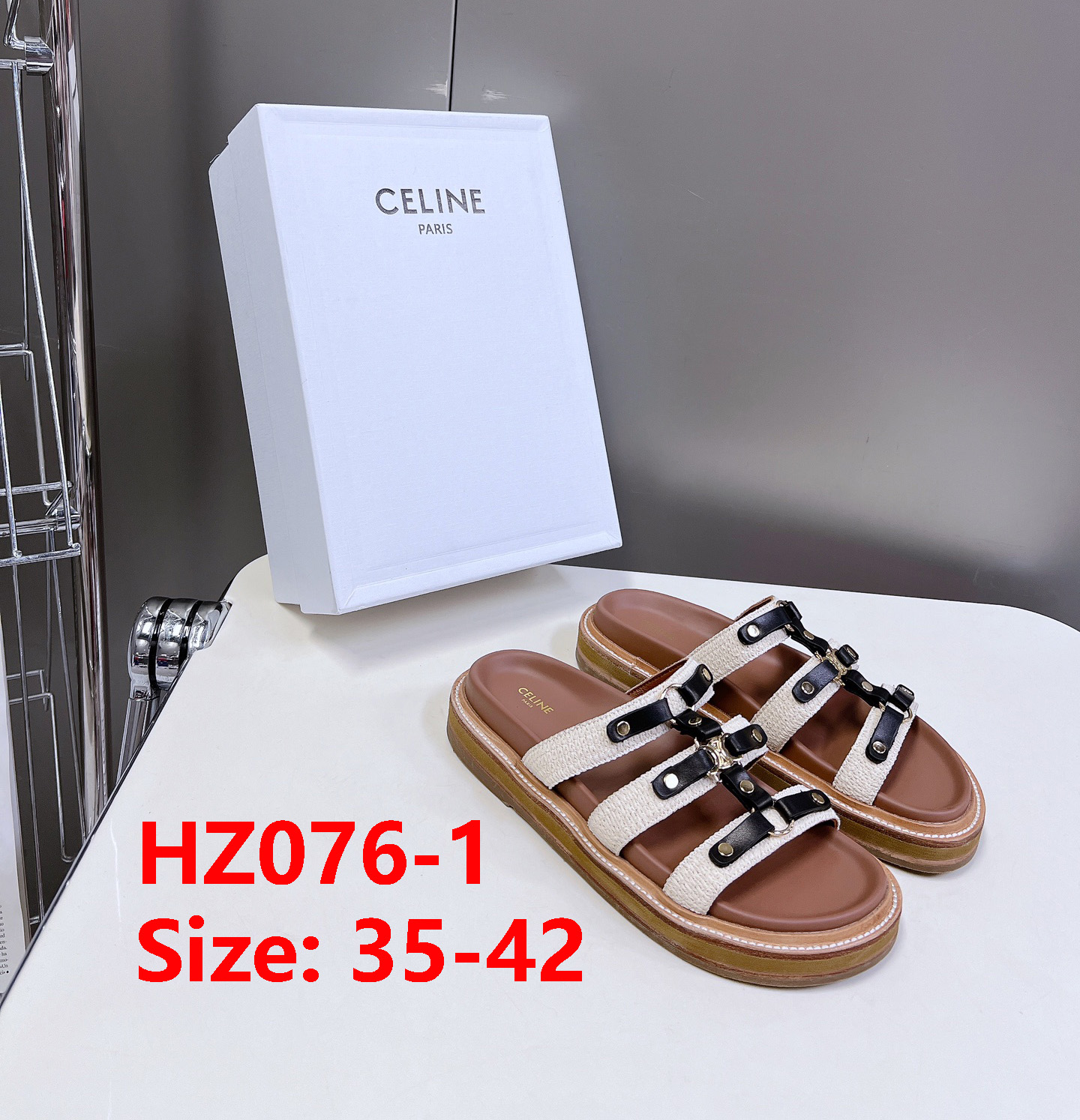 HZ076 Celine slippers 42$ gallery