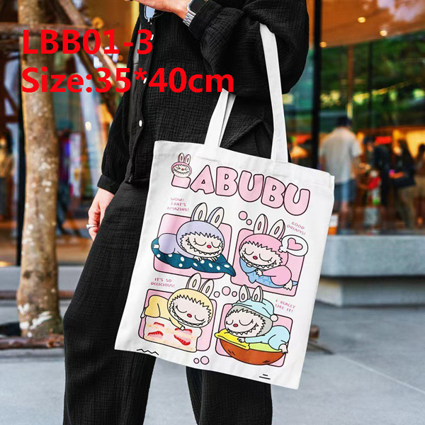LBB01 Lisa Same Labubu Canvas Bag 12.9$ gallery