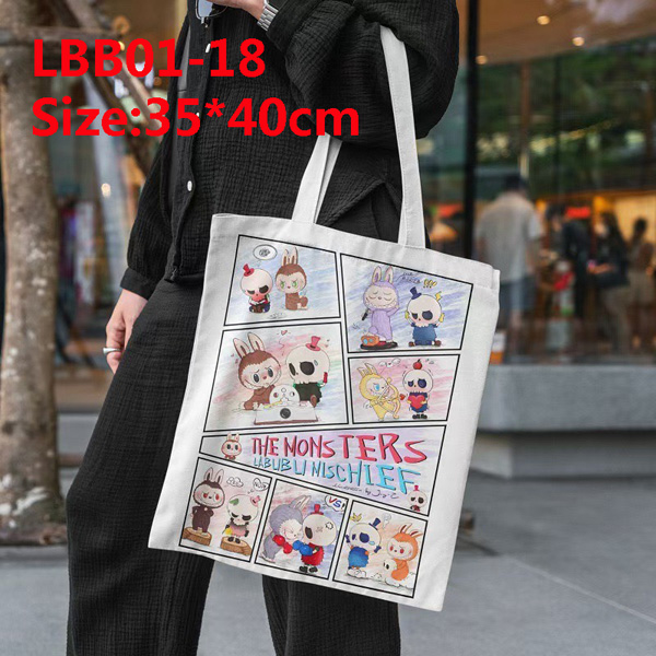 LBB01 Lisa Same Labubu Canvas Bag 12.9$ gallery