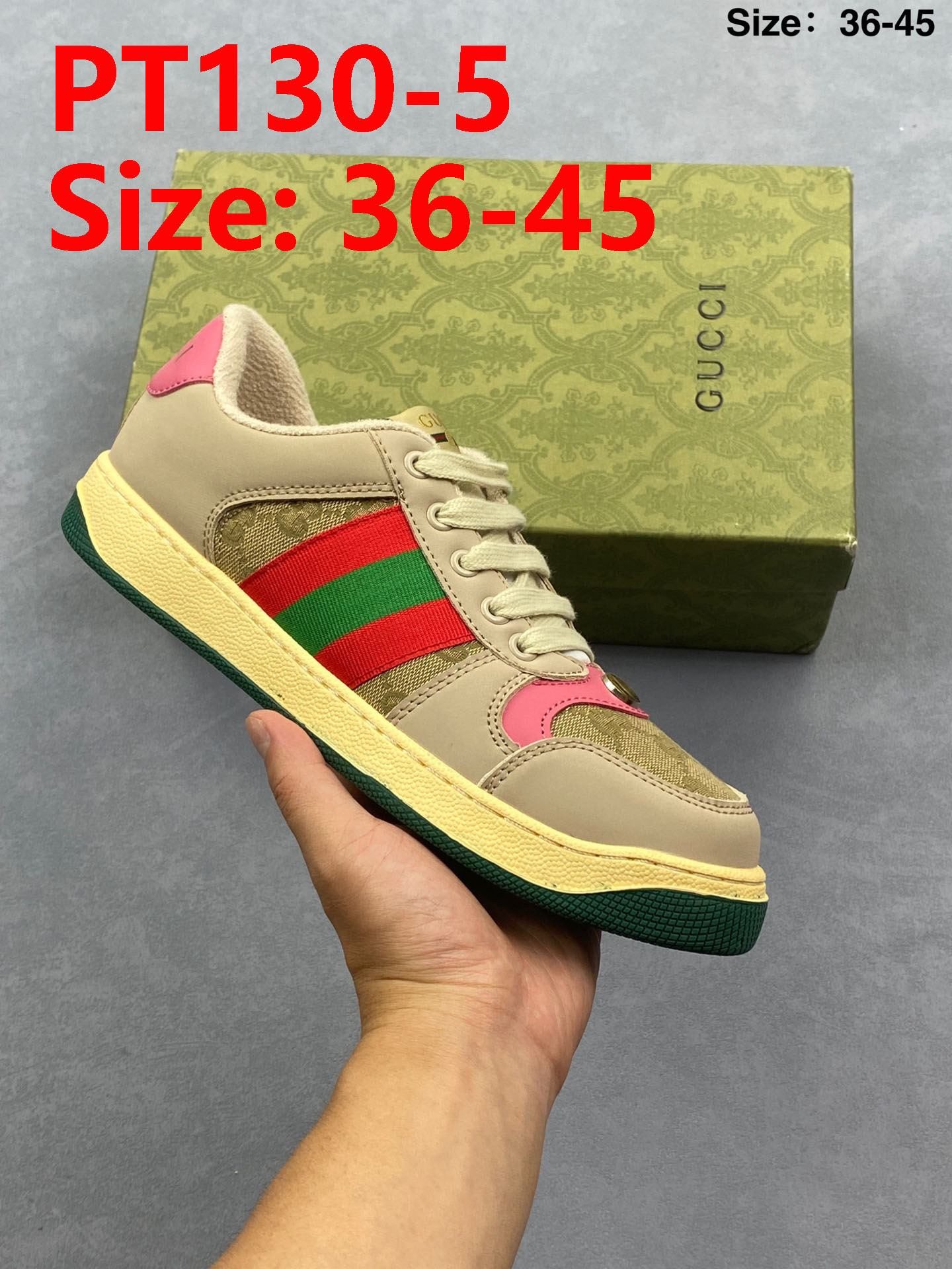 PT130 GUCCI Screener Sneaker 48$ gallery
