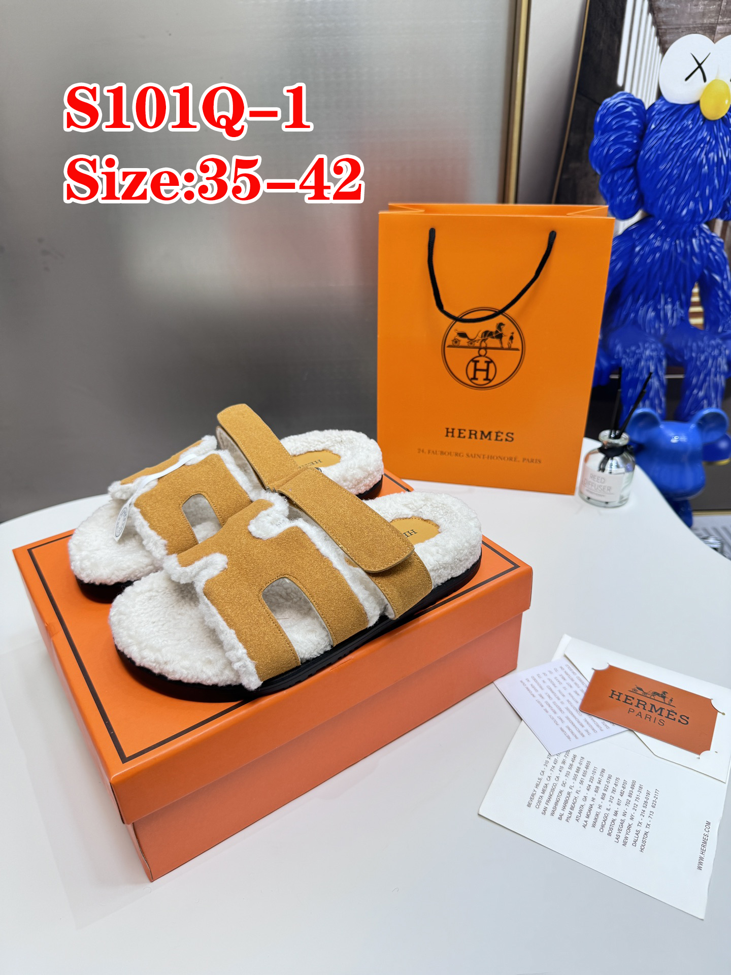 S101Q Hermes slippers 48$ gallery