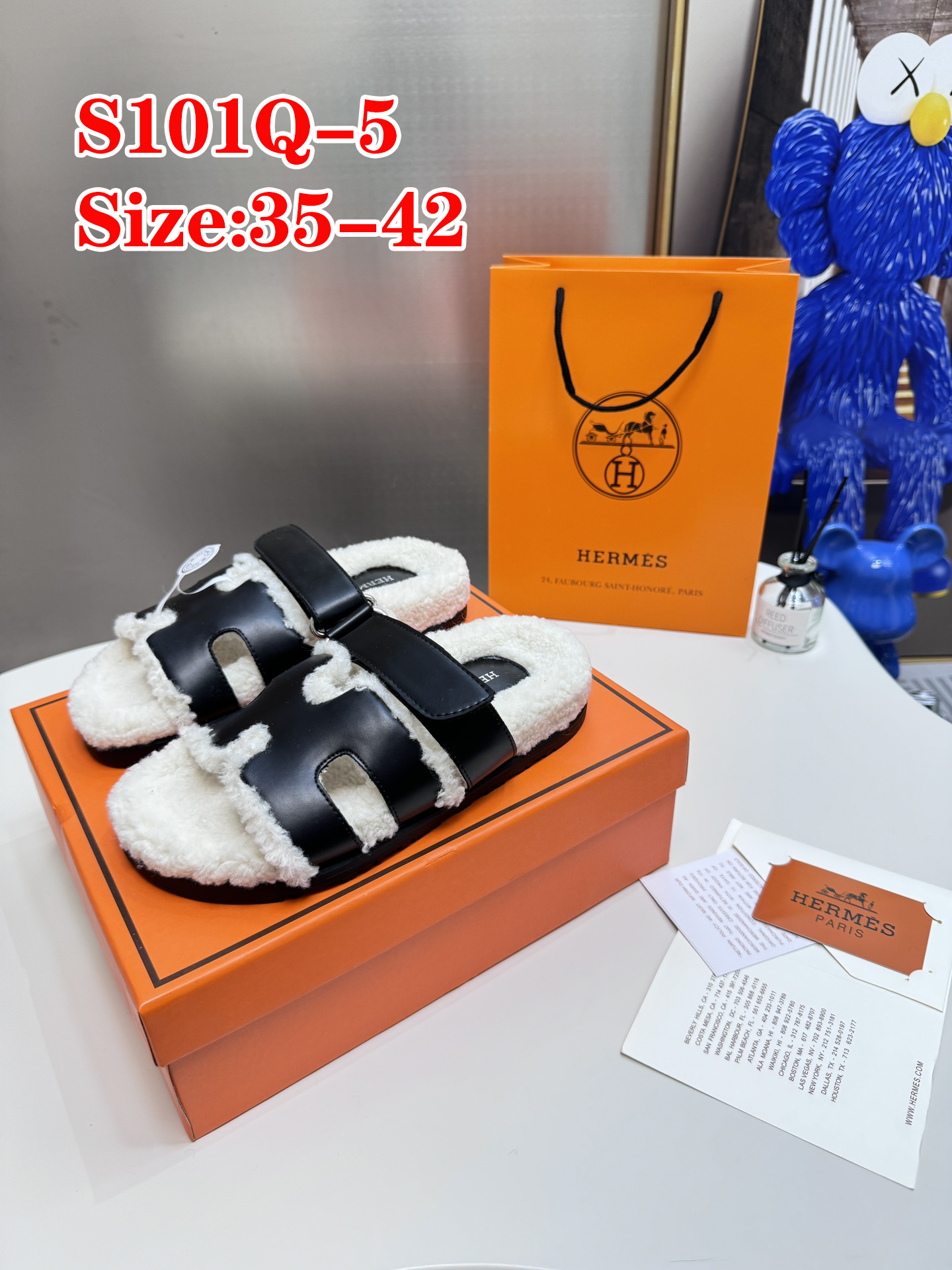 S101Q Hermes slippers 48$ gallery