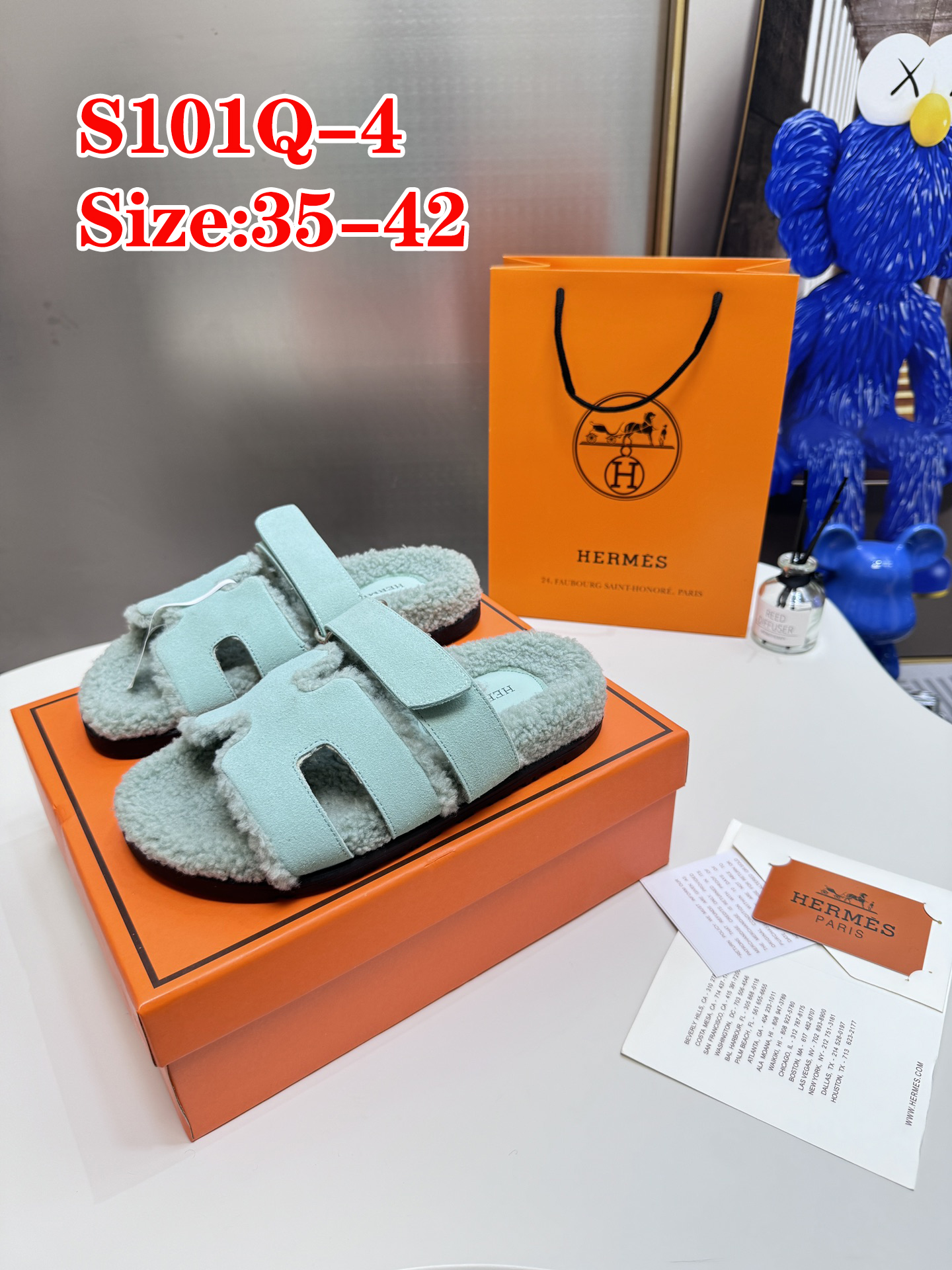 S101Q Hermes slippers 48$ gallery