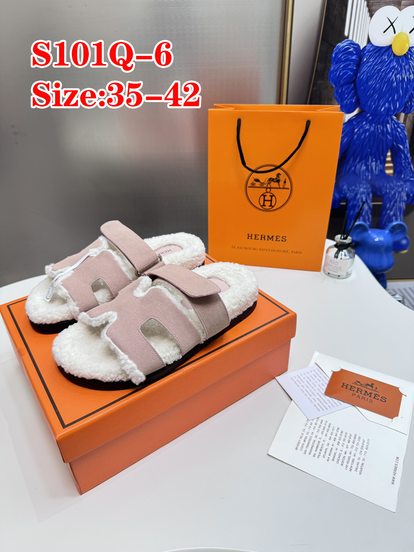 S101Q Hermes slippers 48$ gallery