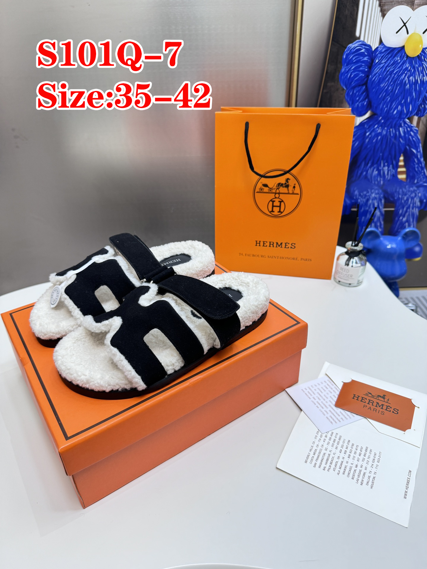 S101Q Hermes slippers 48$ gallery