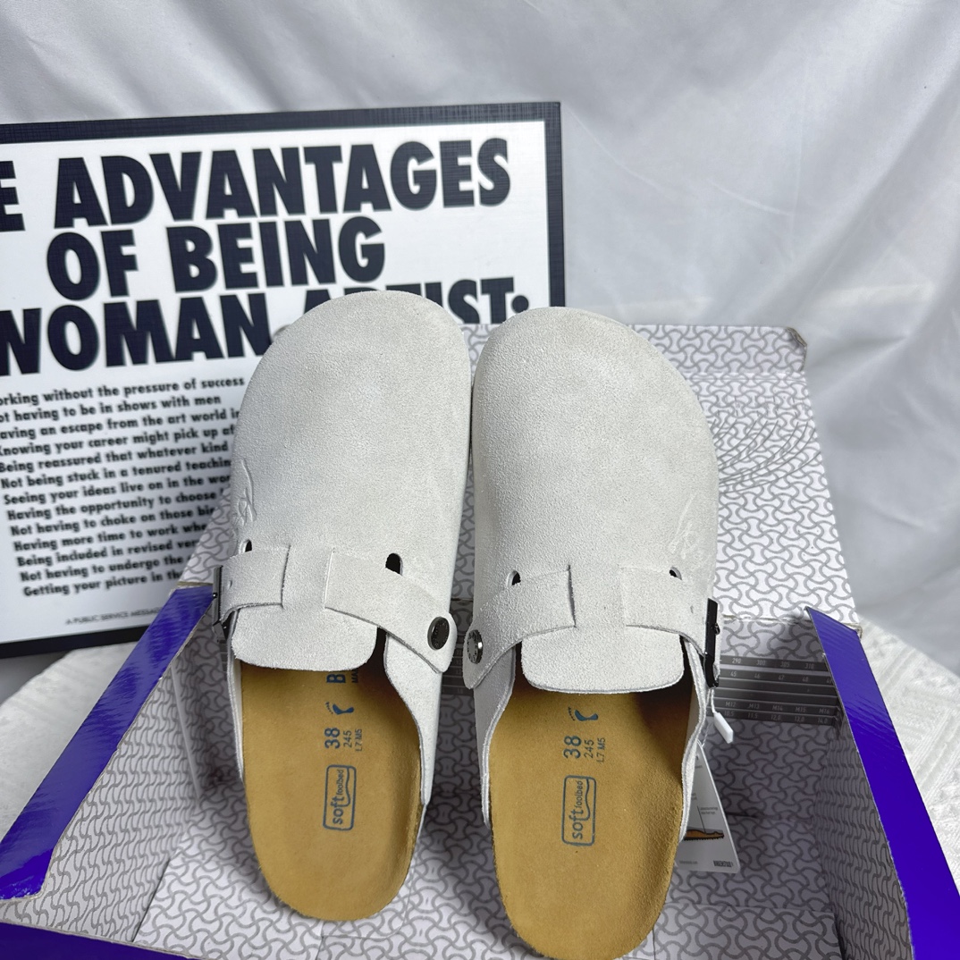 S61Q Stussy x Birkenstock slippers collaboration 48$ gallery