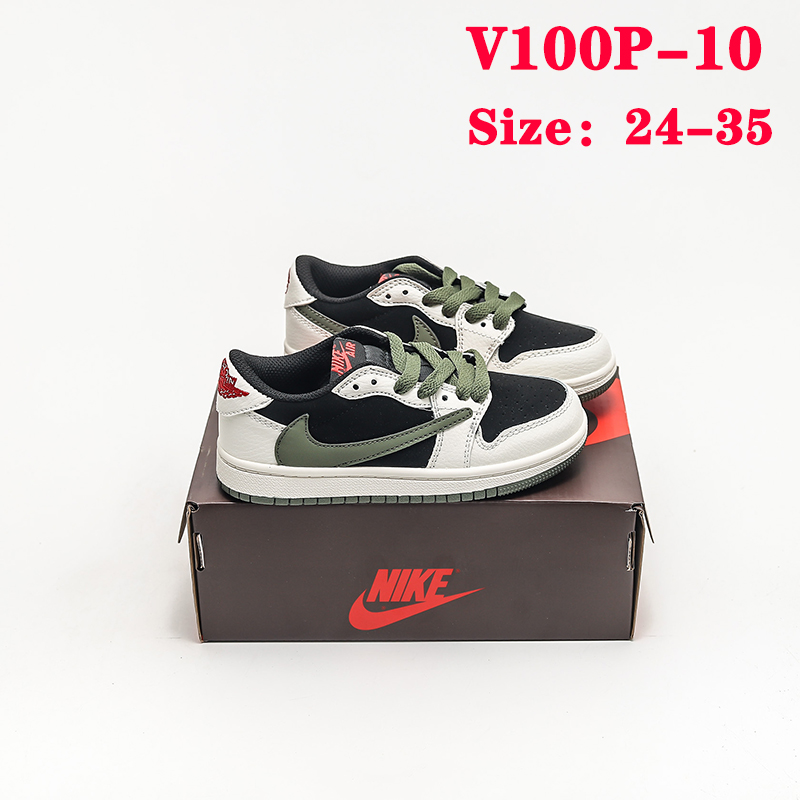 V100P Nike Air Jordan 1 x Travis Scott kids shoes $45 gallery