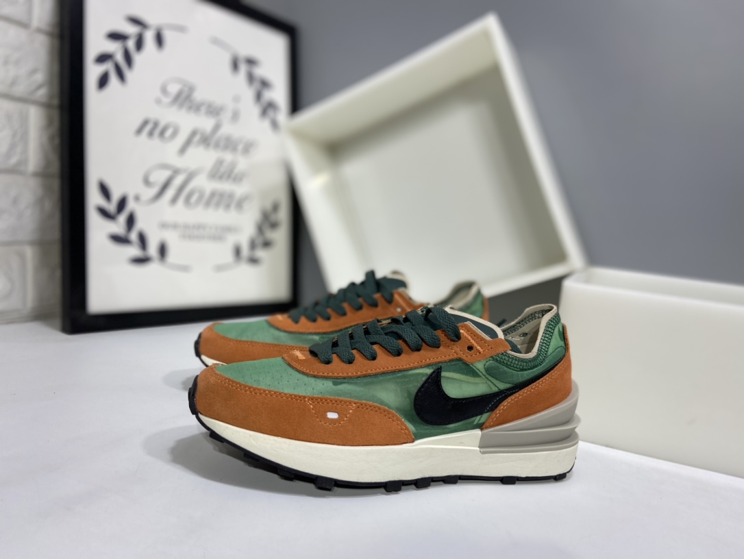 V199P Nike Waffle OneMilk Hyper Crimson $55 gallery
