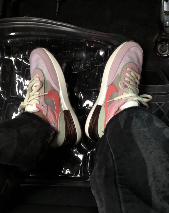 V199P Nike Waffle OneMilk Hyper Crimson $55 gallery