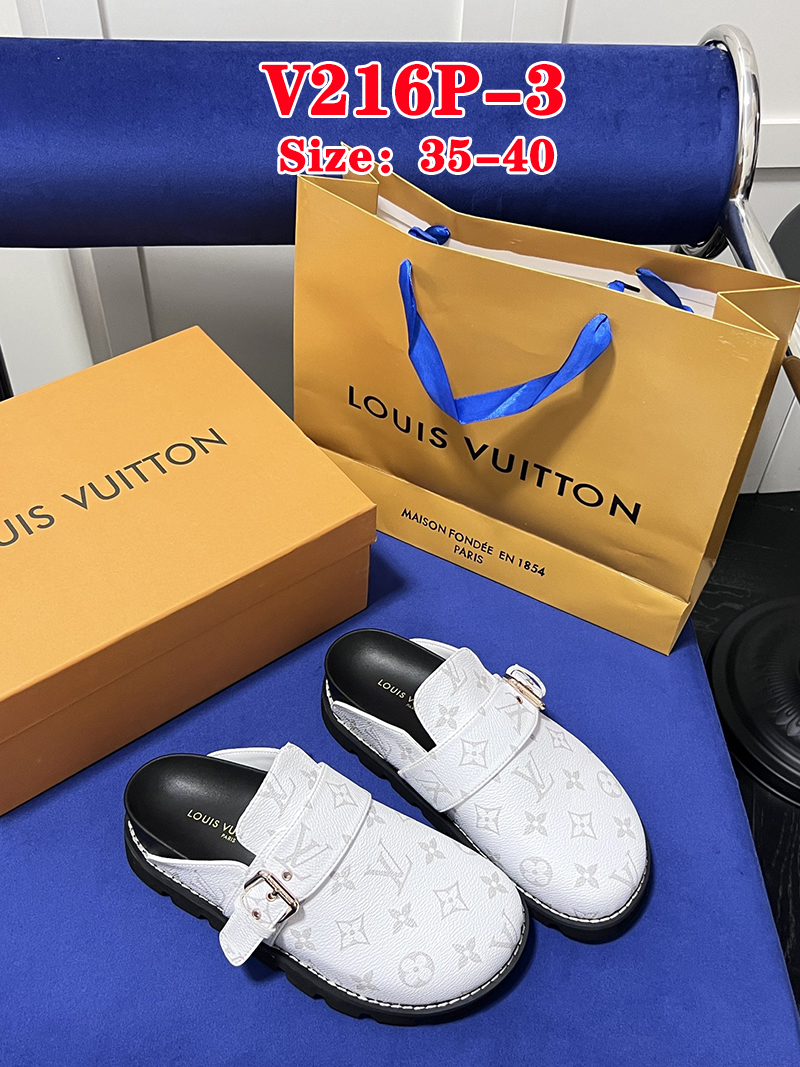 V216P LOUIS VUITTON slippers $52 gallery
