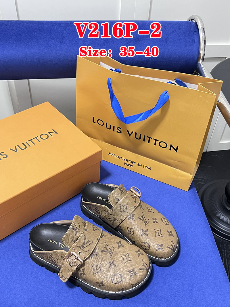 V216P LOUIS VUITTON slippers $52 gallery