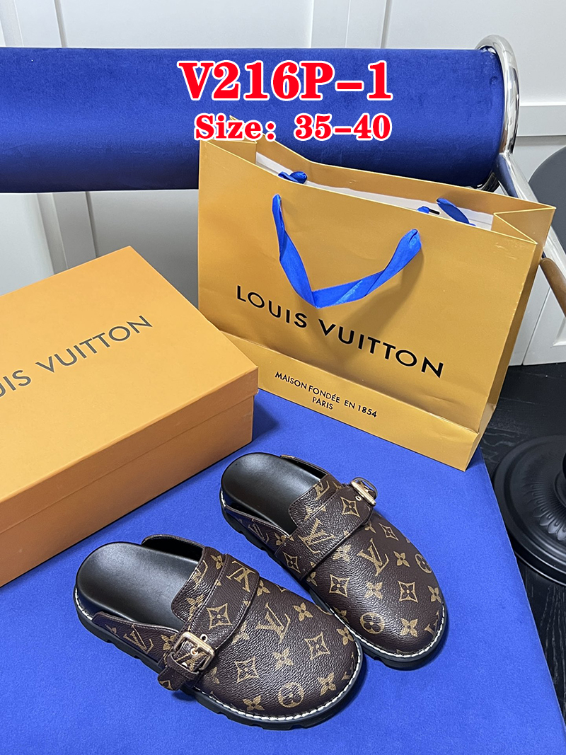 V216P LOUIS VUITTON slippers $52 gallery