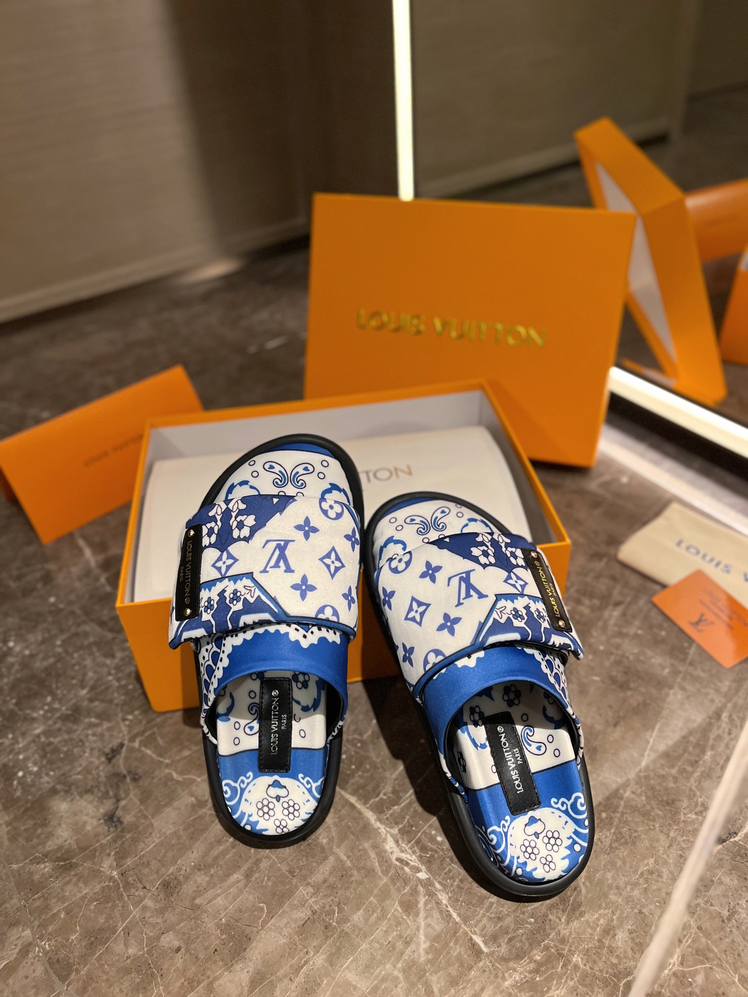 V33P Louis Vuitton slippers $72 gallery
