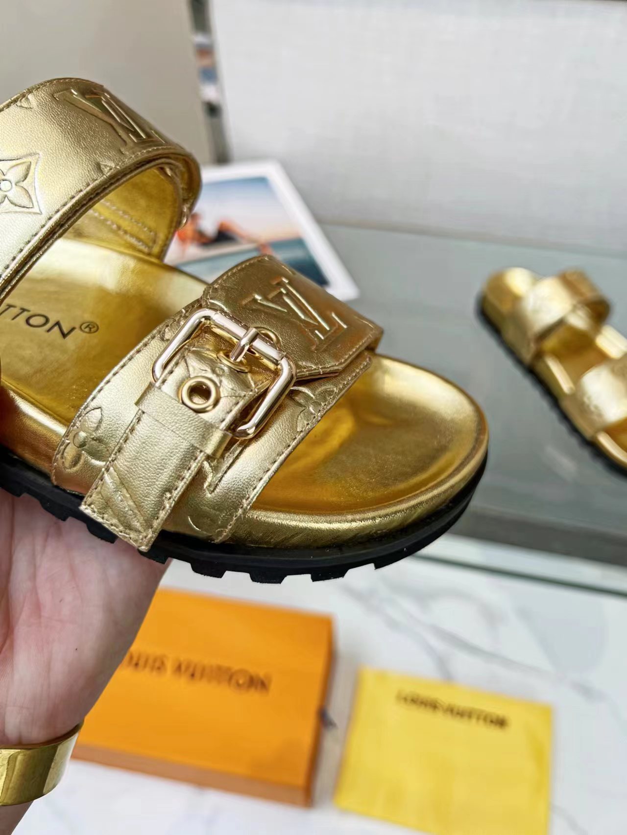 V43P Louis Vuitton sandals $55 gallery