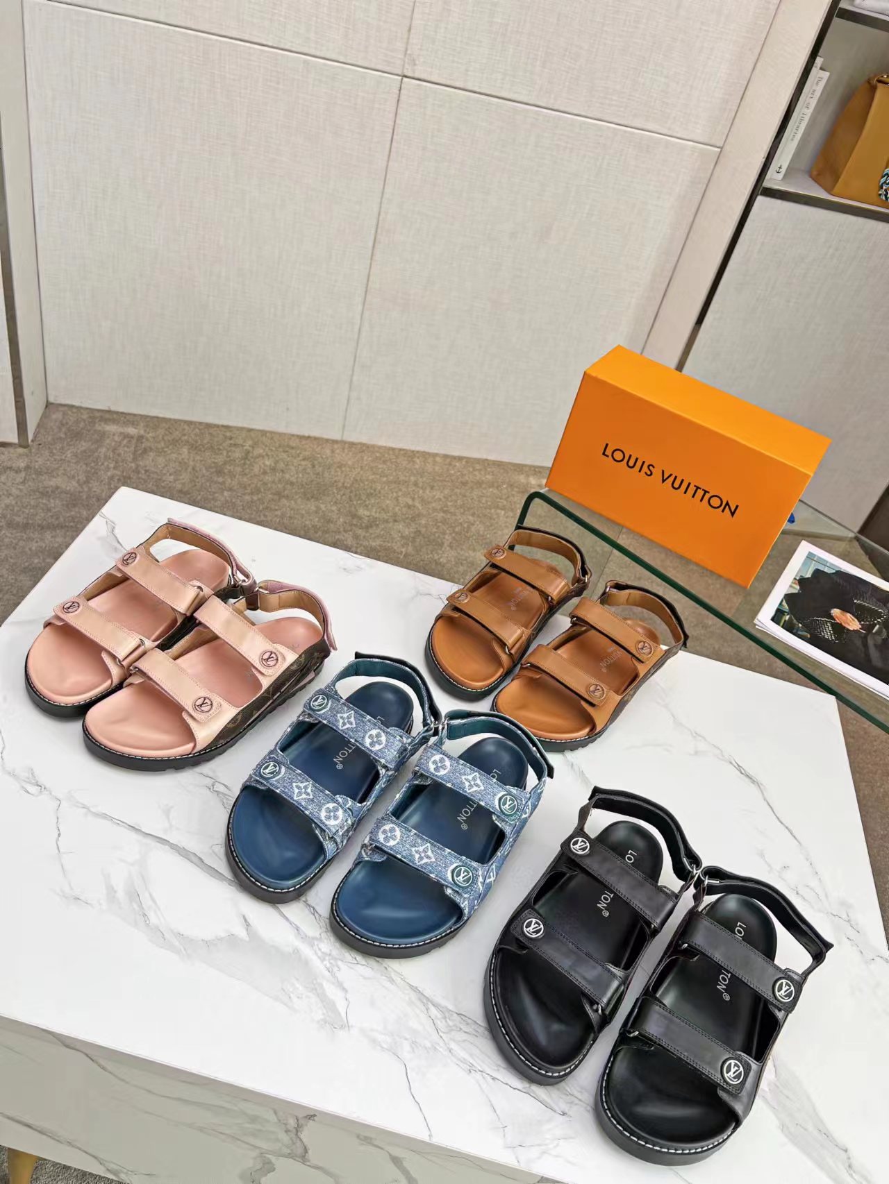 V43P Louis Vuitton sandals $55 gallery