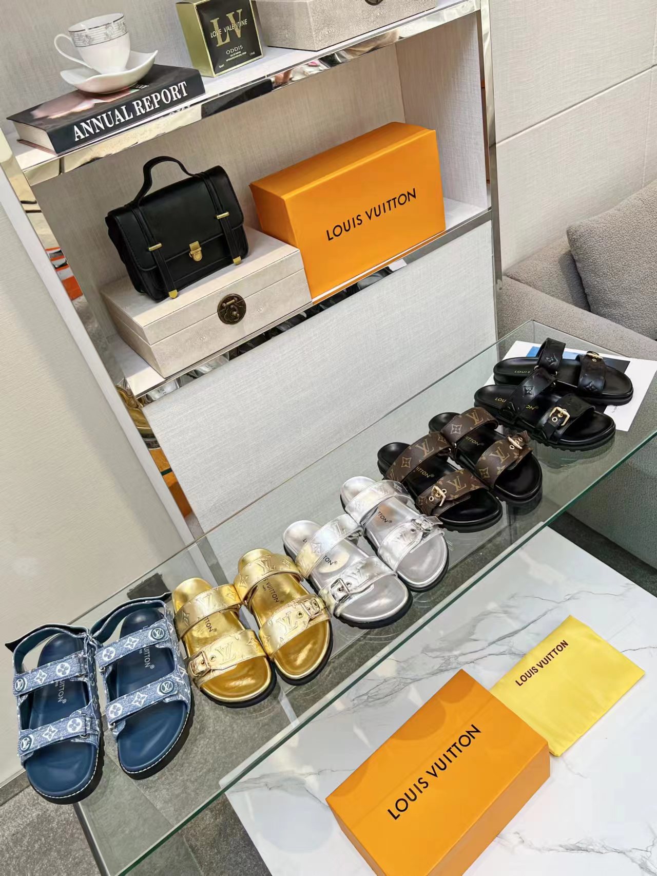 V43P Louis Vuitton sandals $55 gallery