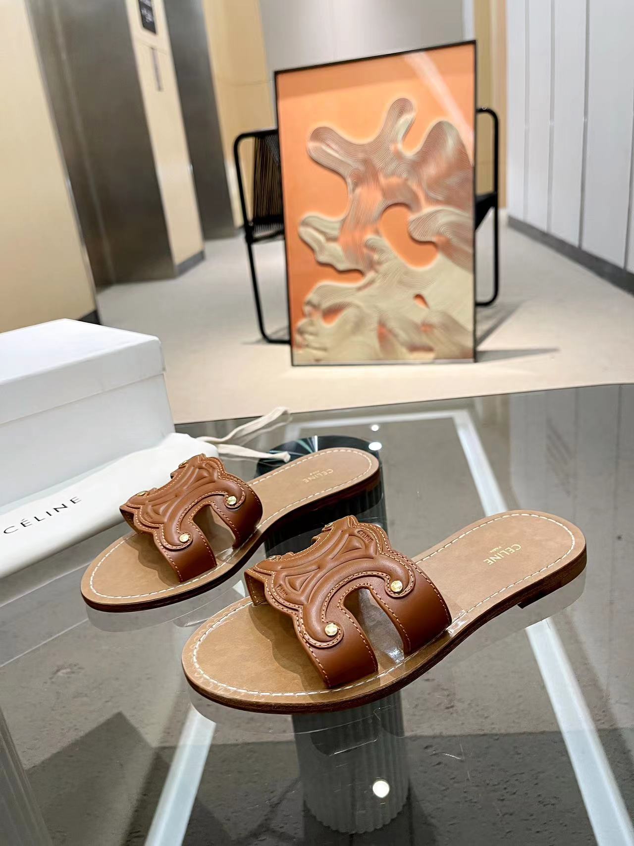 V51P Celine slippers $48 gallery