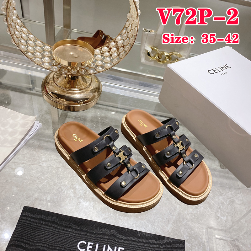 V72P CELINE  PARIS sandals $55 gallery