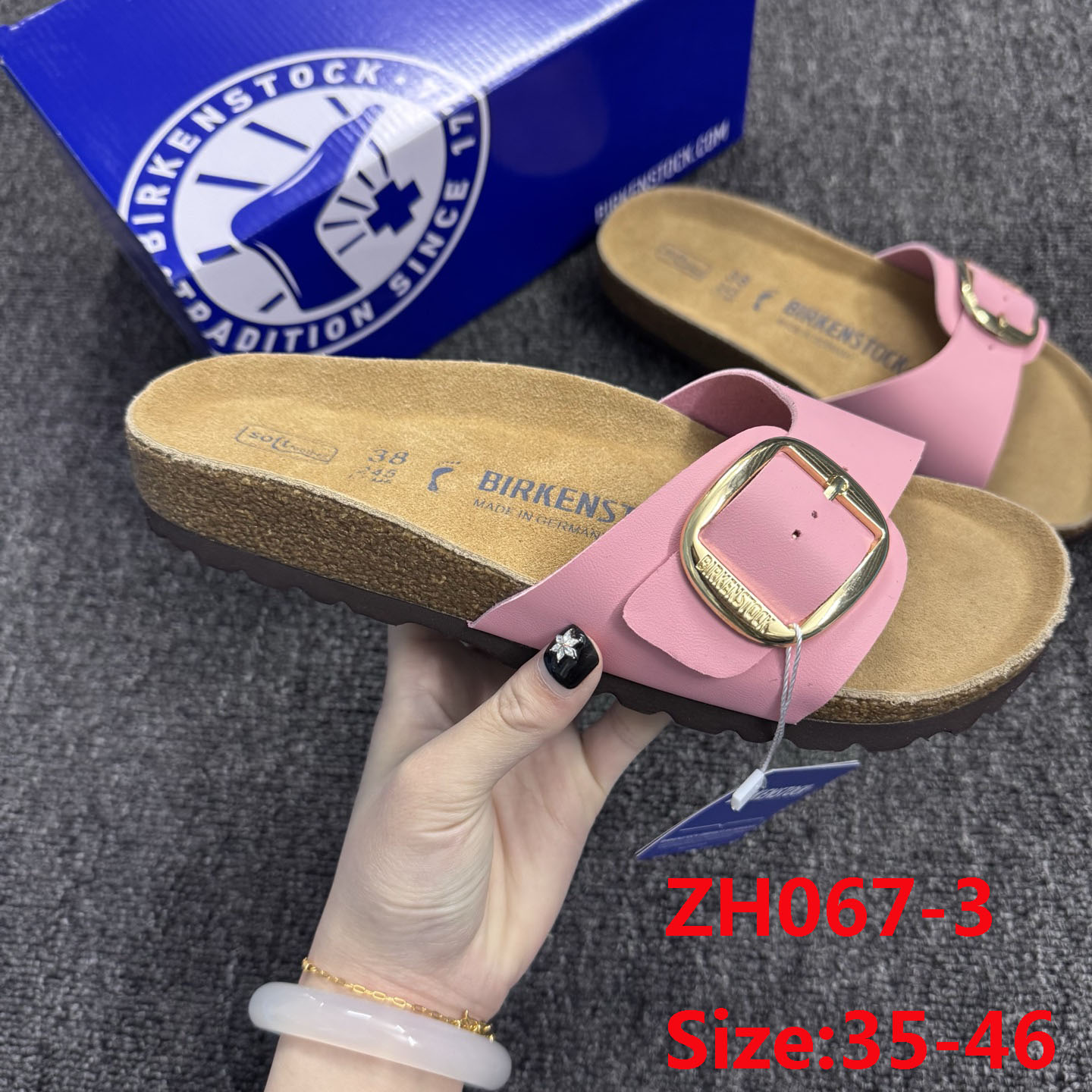 ZH067 Birkenstock Slippers 42$ gallery