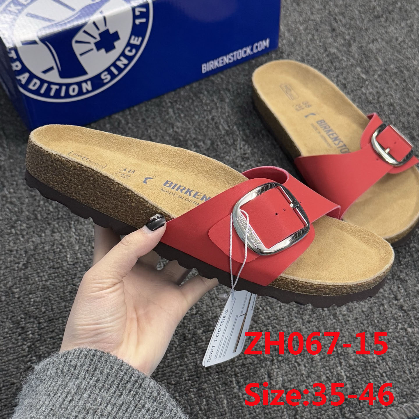 ZH067 Birkenstock Slippers 42$ gallery