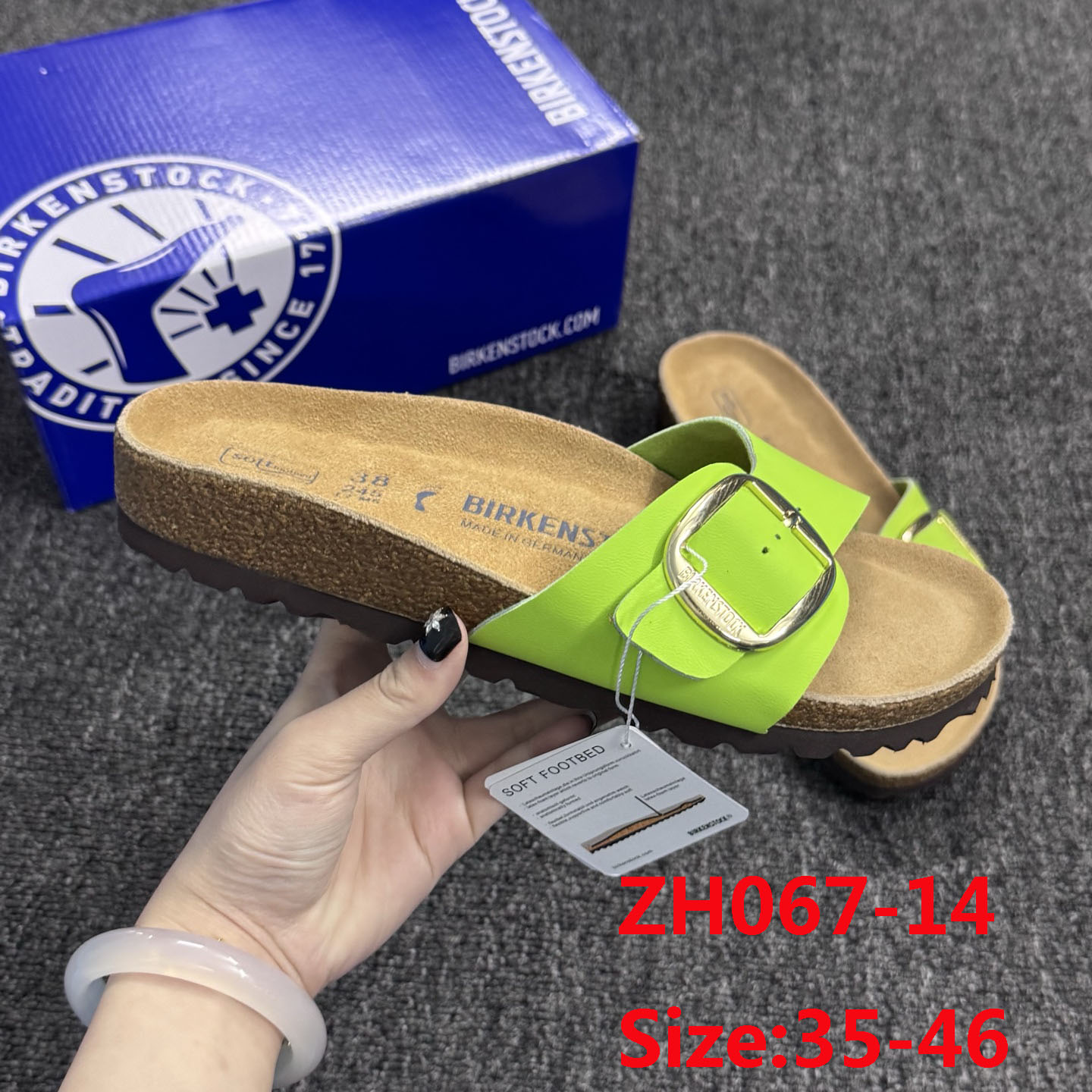 ZH067 Birkenstock Slippers 42$ gallery