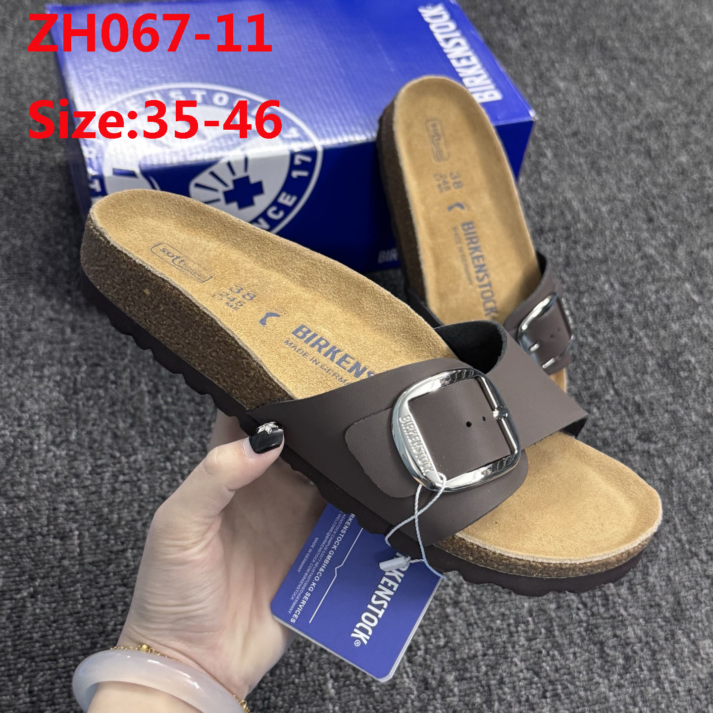 ZH067 Birkenstock Slippers 42$ gallery