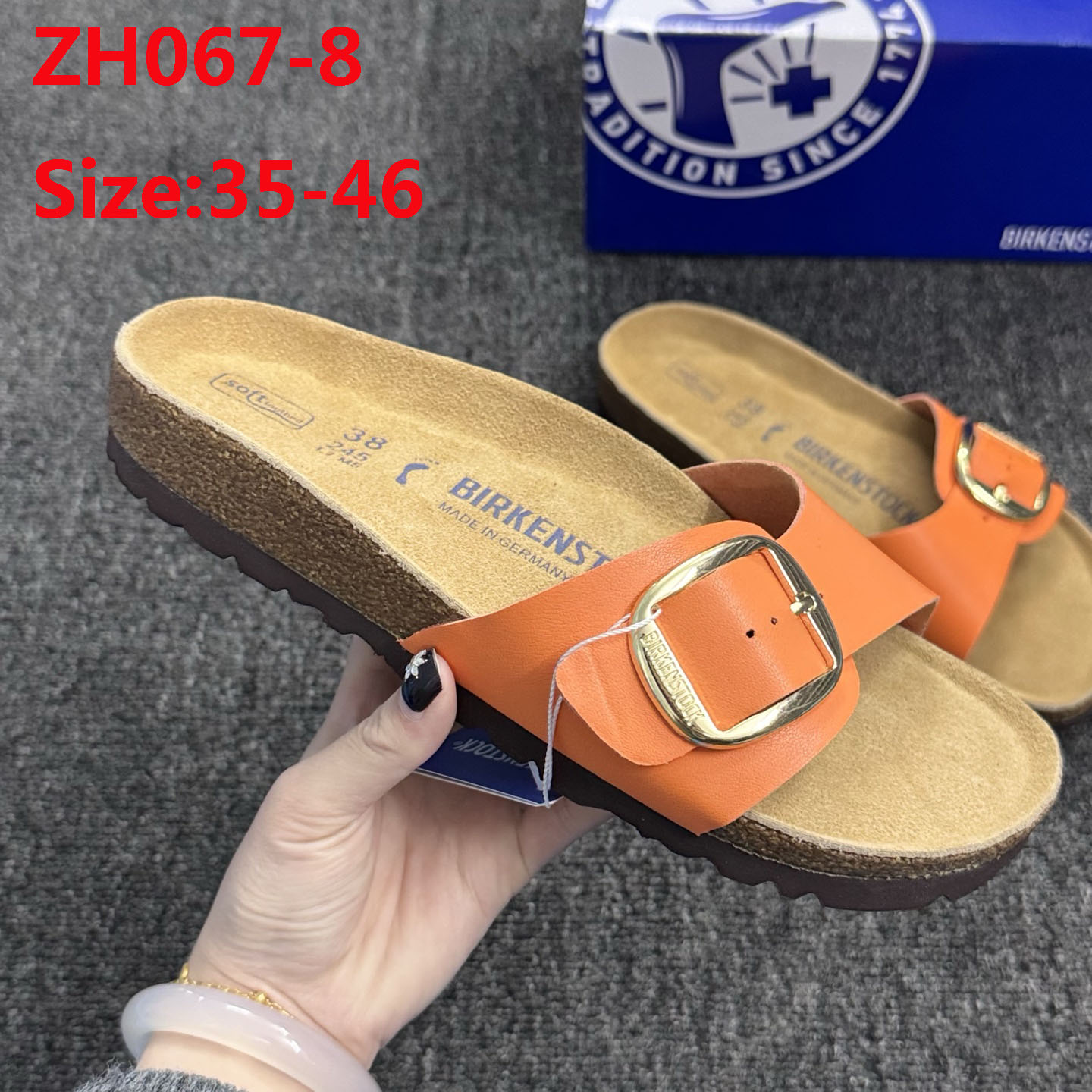 ZH067 Birkenstock Slippers 42$ gallery
