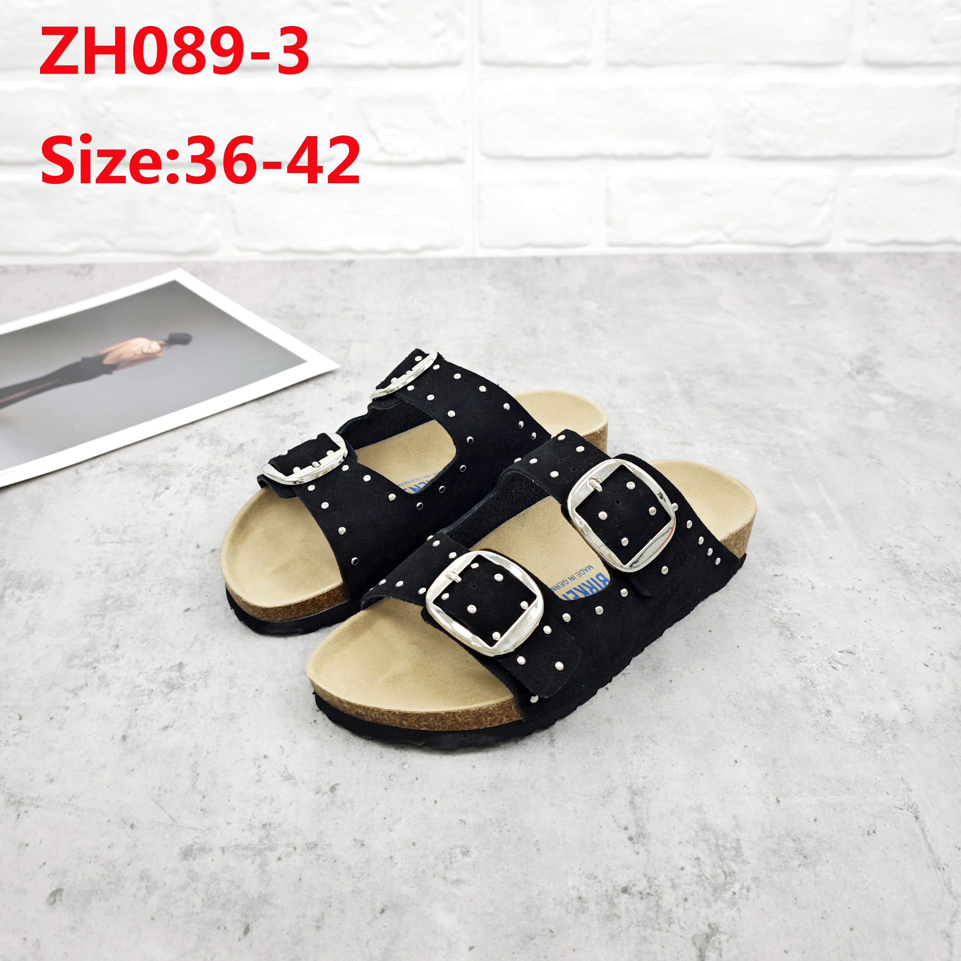 ZH089 Birkenstock Slippers 38$ gallery