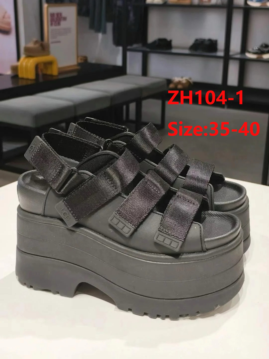 ZH104 UGG platform sandals 68$ gallery