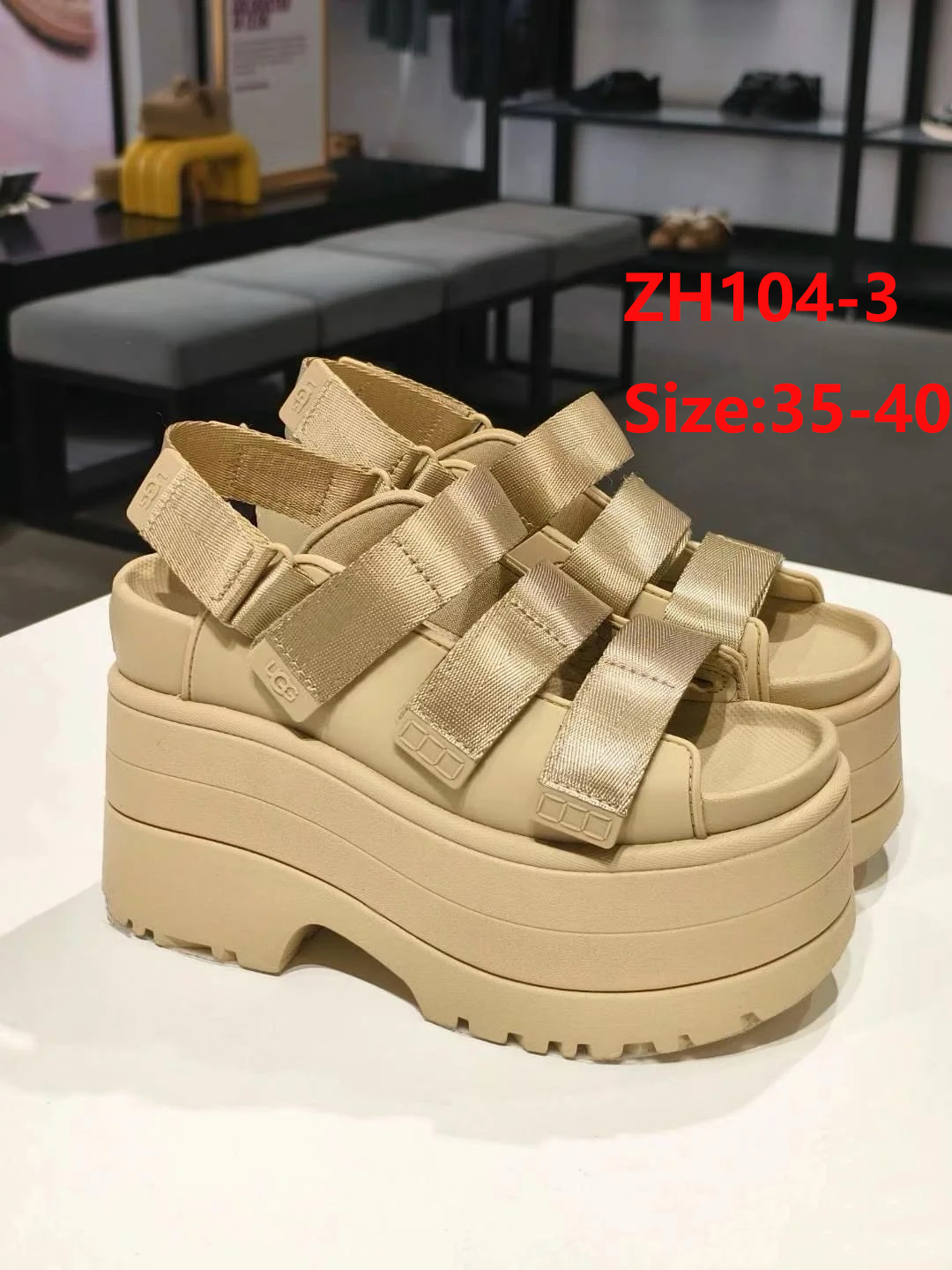ZH104 UGG platform sandals 68$ gallery