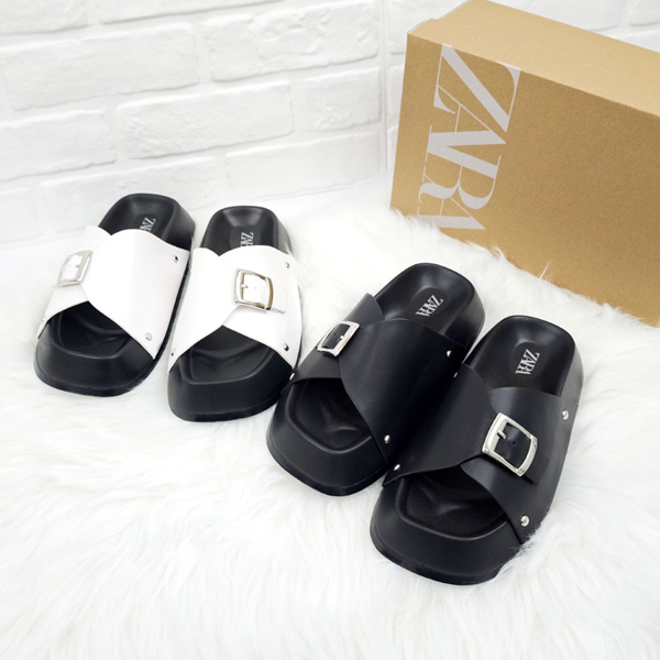 ZH144 ZARA platform slippers 38$ gallery