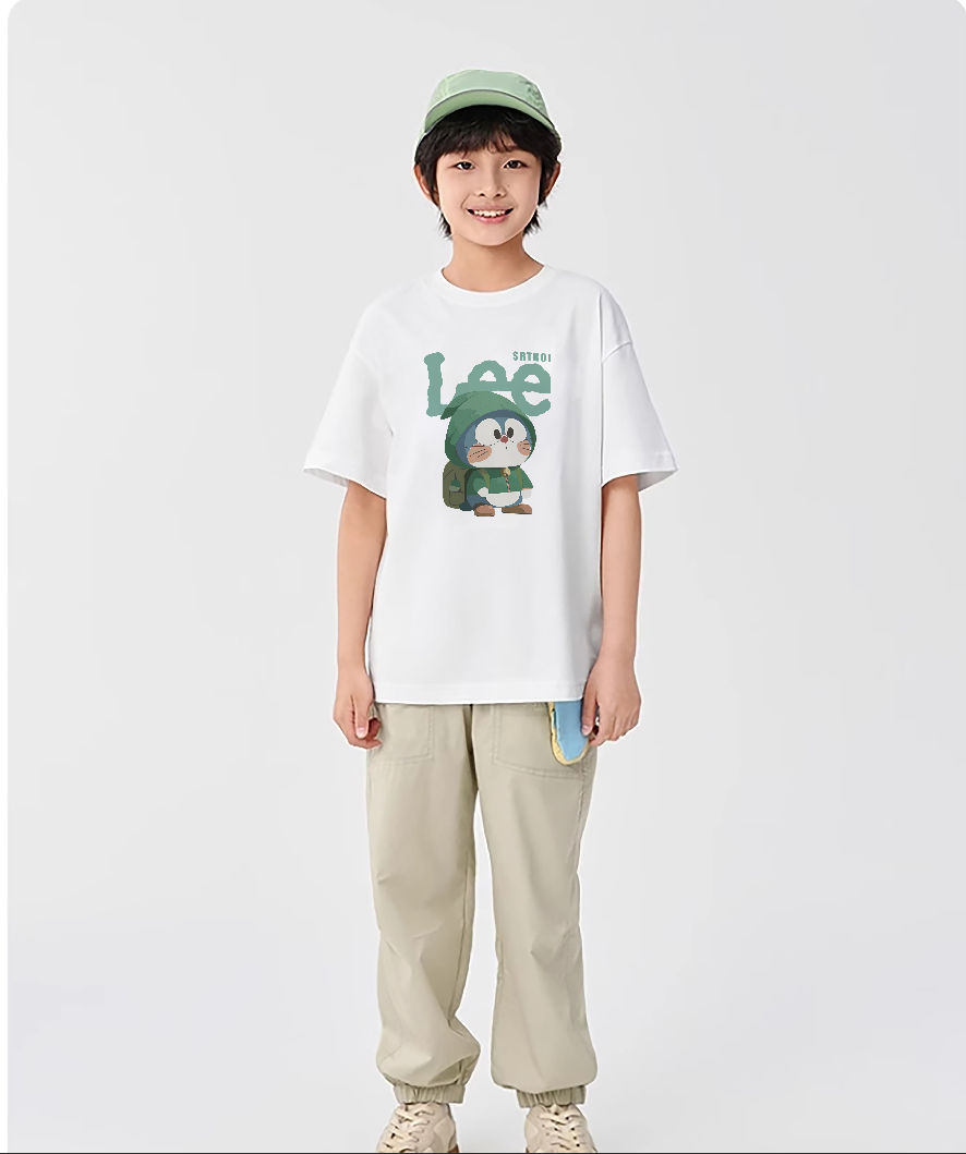 ZH181 Lee Doraemon Family wear Nylon  T-shirt 22$ gallery