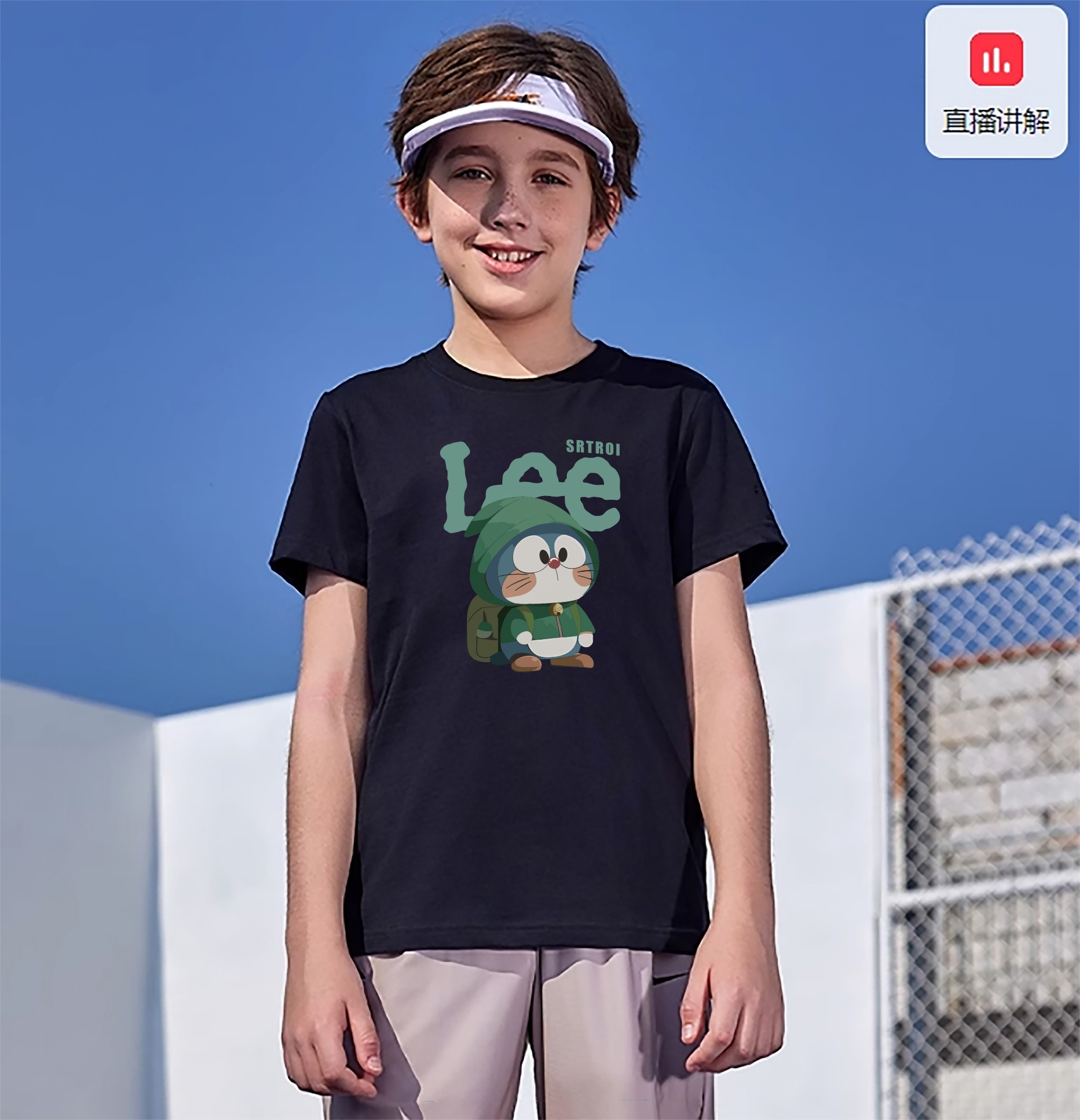 ZH181 Lee Doraemon Family wear Nylon  T-shirt 22$ gallery