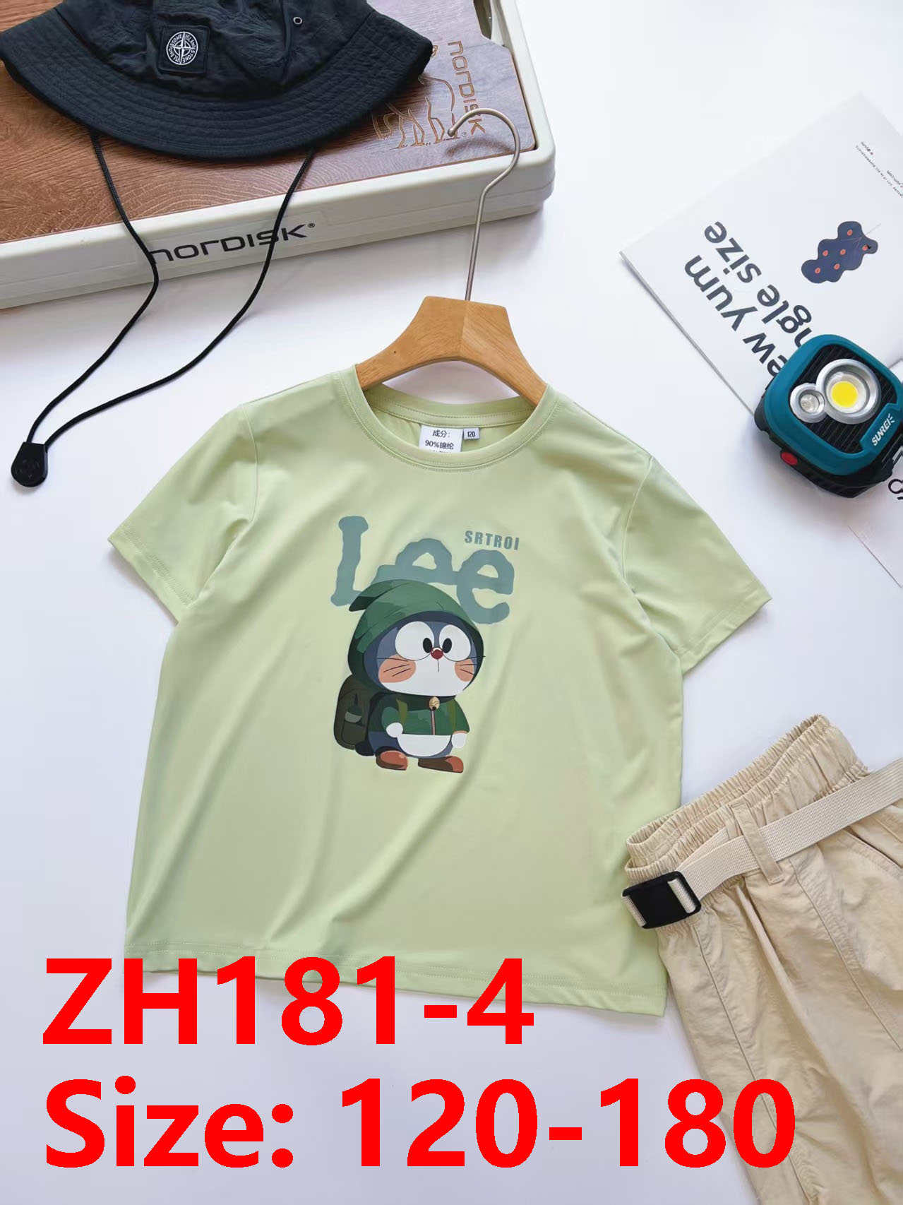 ZH181 Lee Doraemon Family wear Nylon  T-shirt 22$ gallery