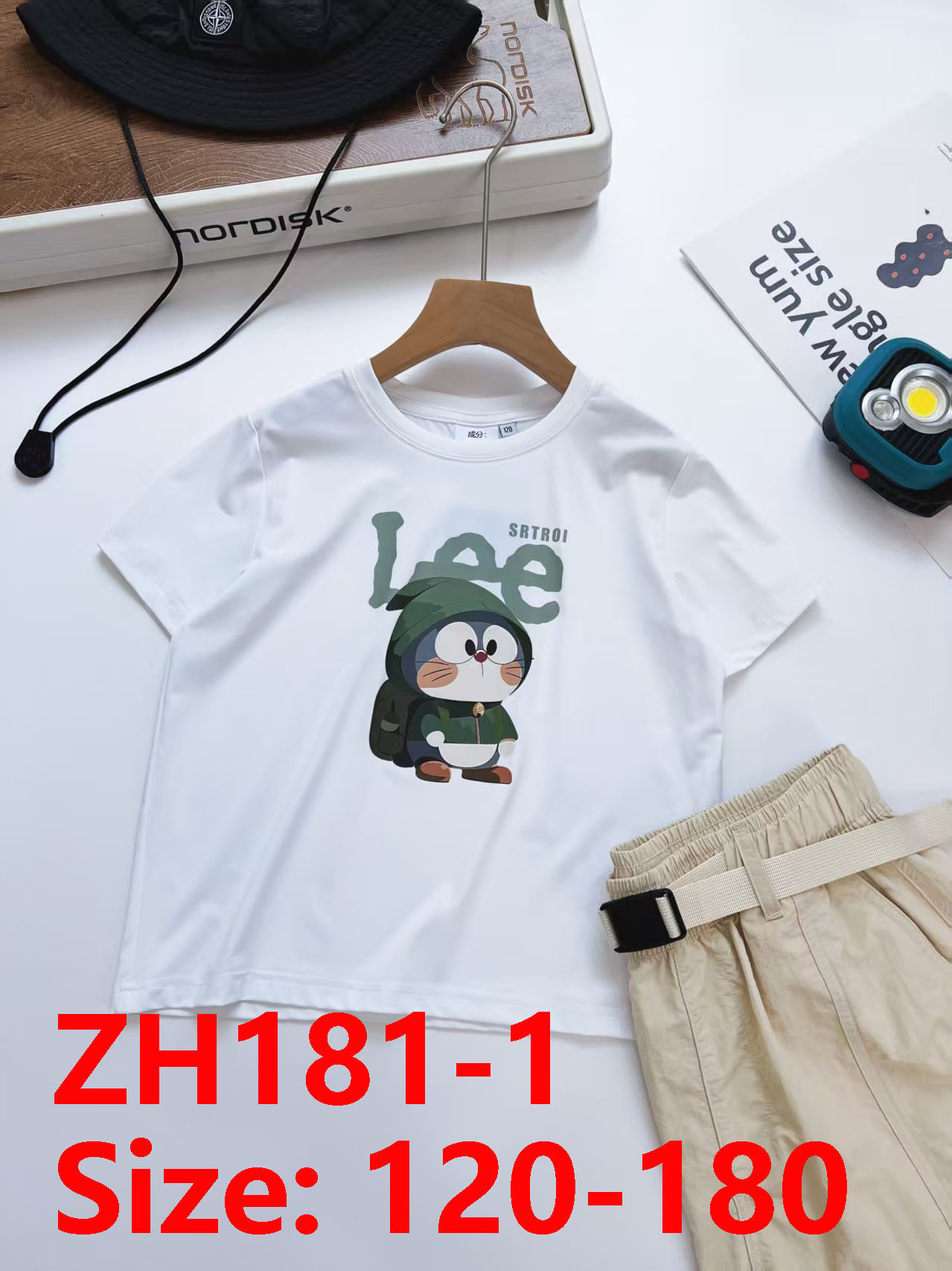ZH181 Lee Doraemon Family wear Nylon  T-shirt 22$ gallery