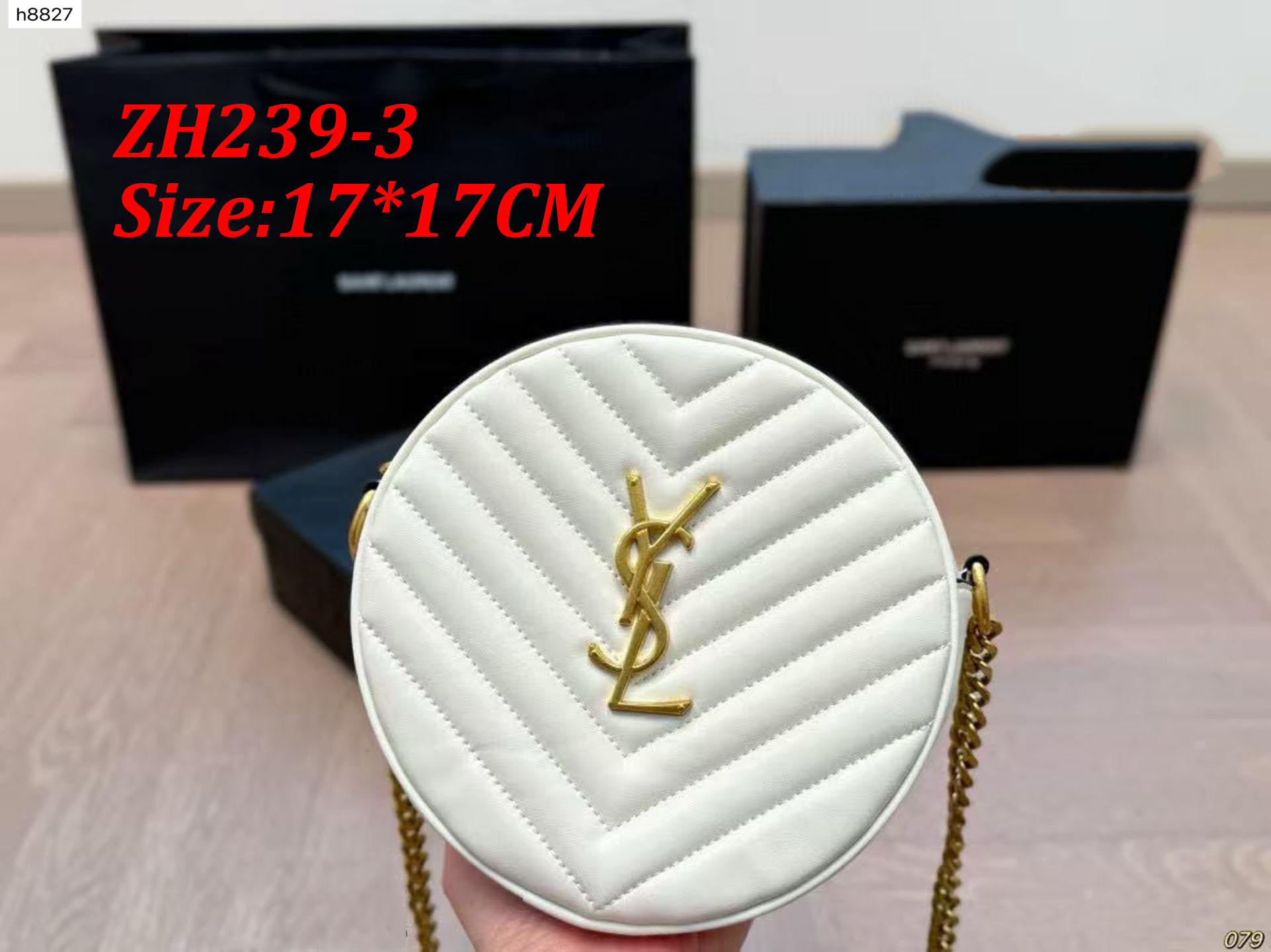 ZH239 YSL Yves Saint Laurent Round Bag 39.9$ gallery