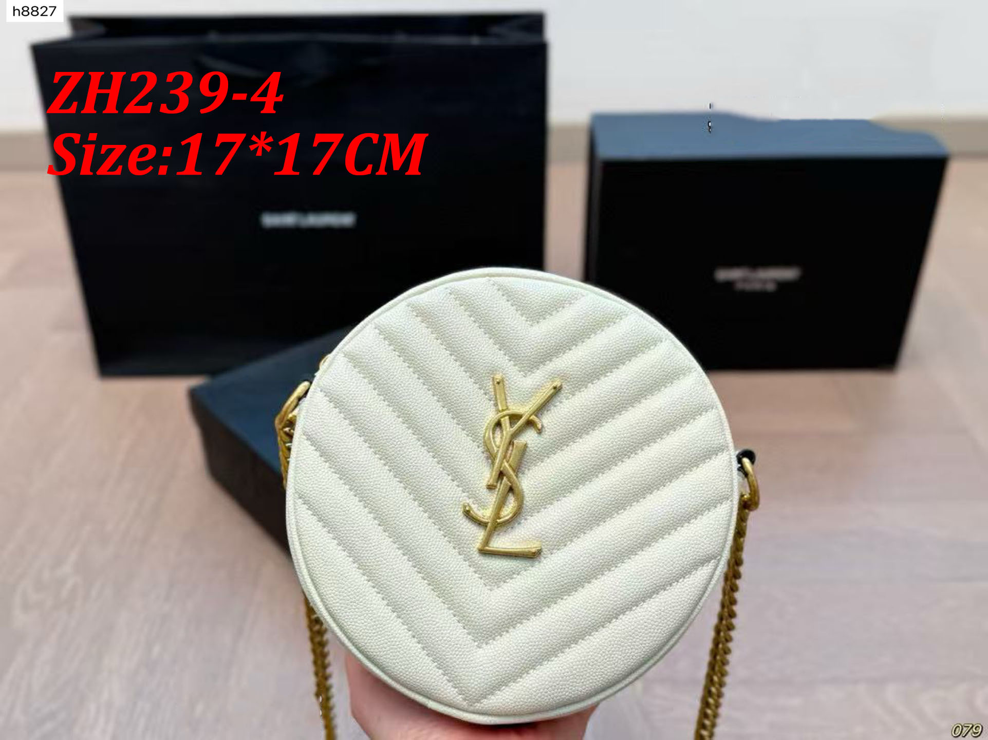 ZH239 YSL Yves Saint Laurent Round Bag 39.9$ gallery