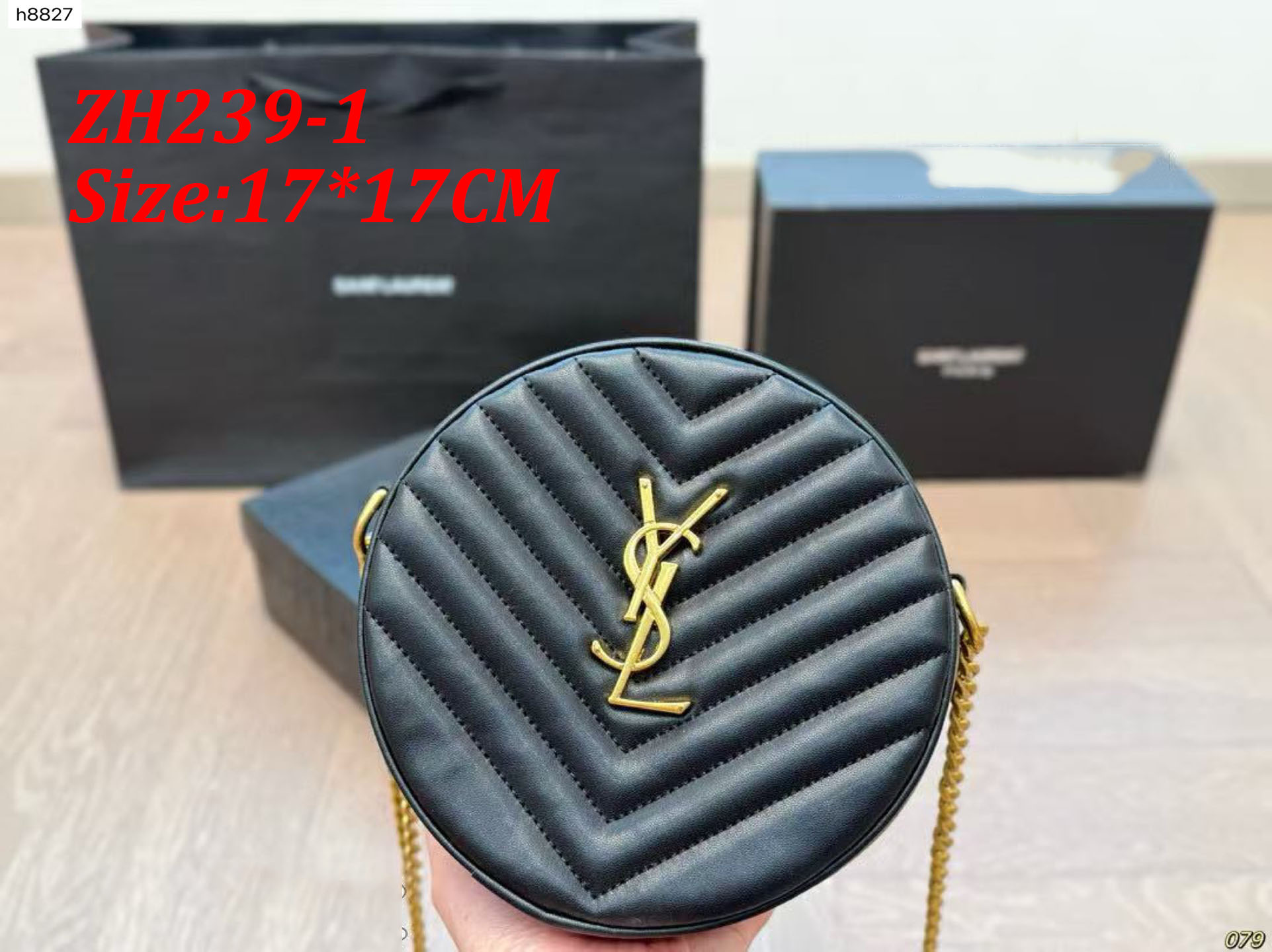 ZH239 YSL Yves Saint Laurent Round Bag 39.9$ gallery