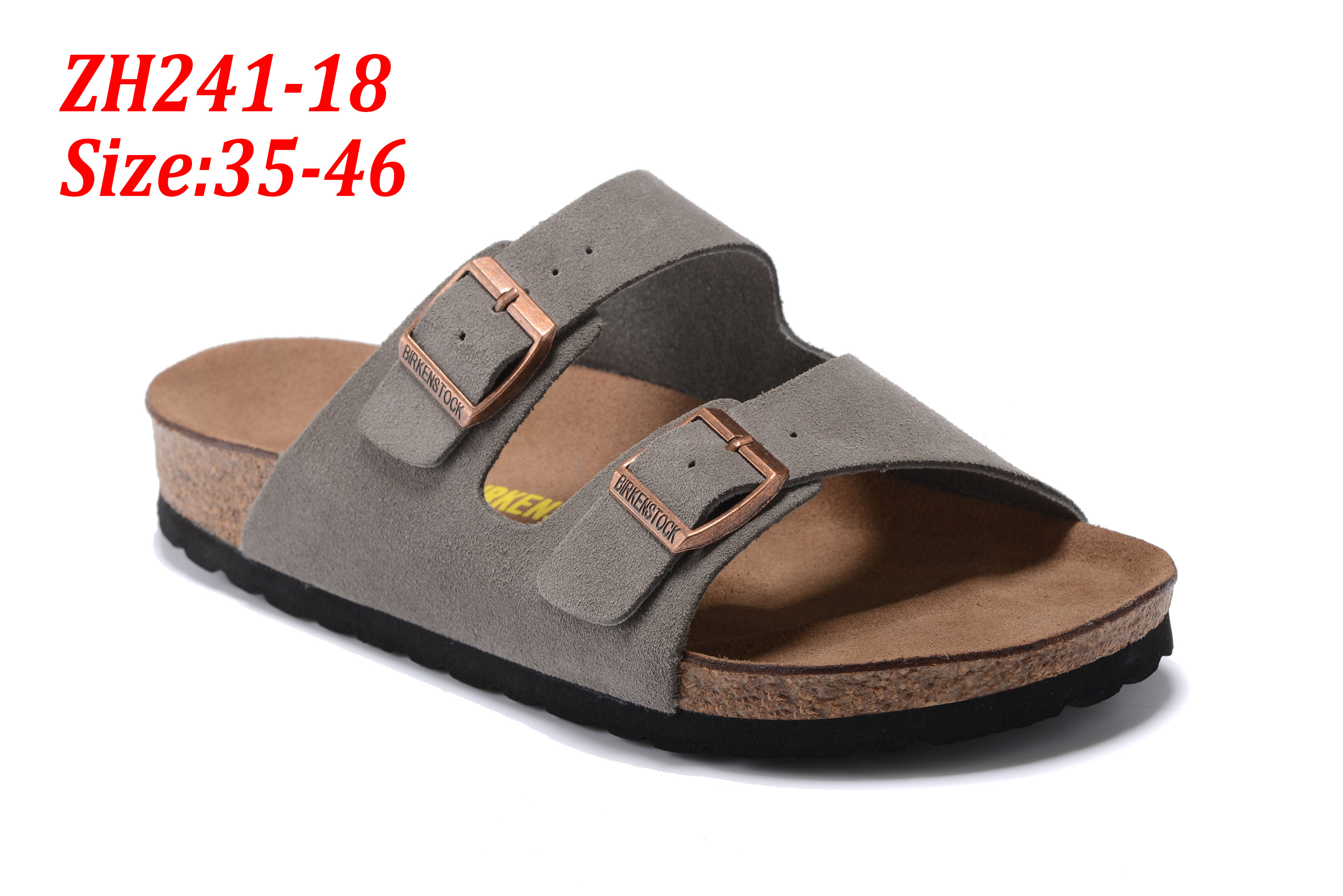 ZH241 Birkenstock Double Button Slides 39.9$ gallery