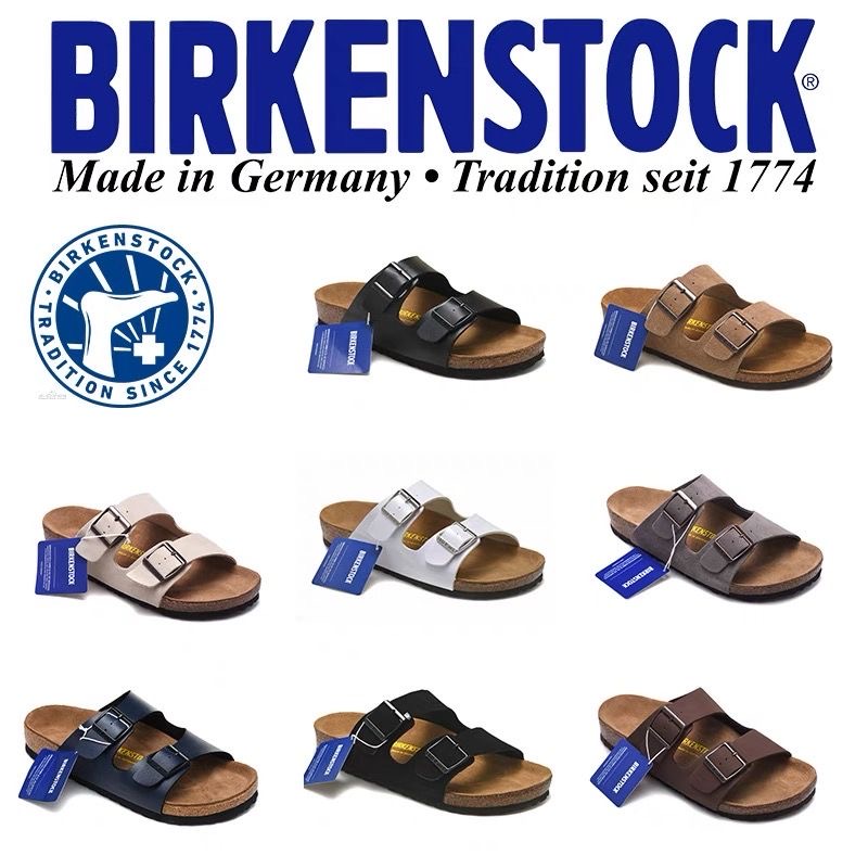 ZH241 Birkenstock Double Button Slides 39.9$ gallery
